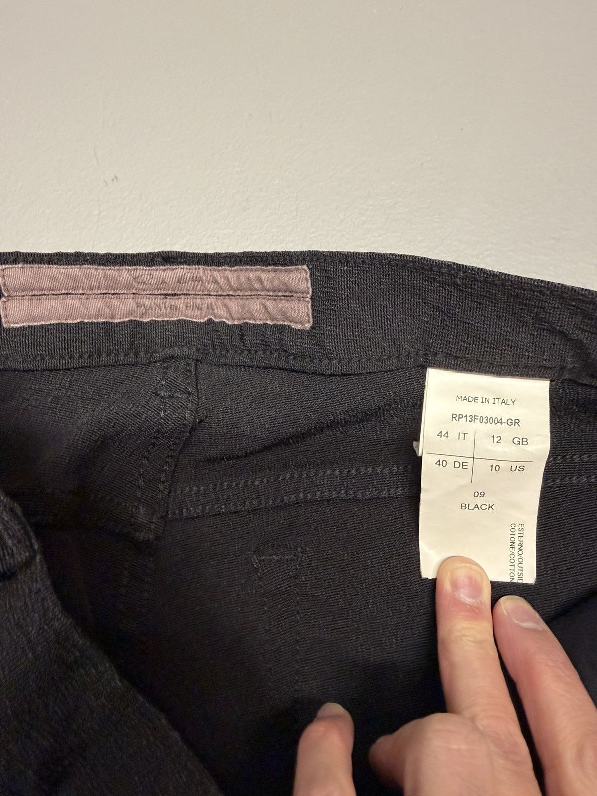 Rick Owens FW13 PLINTH GR Detroit cut pants Size US 28 / EU 44 - 4 Thumbnail