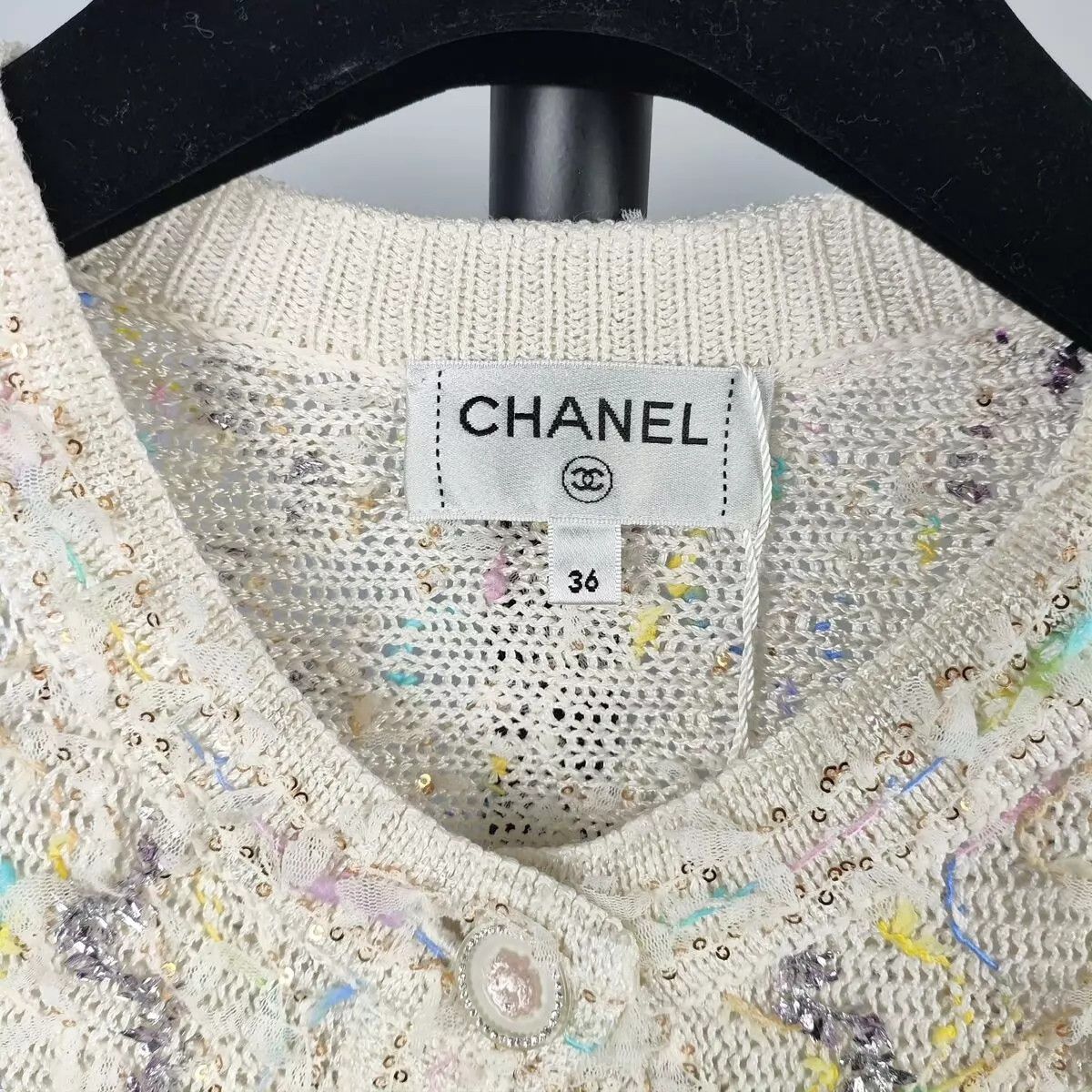 Chanel Chanel Sequin Cardigan 36 Size XS / US 0-2 / IT 36-38 - 3 Thumbnail