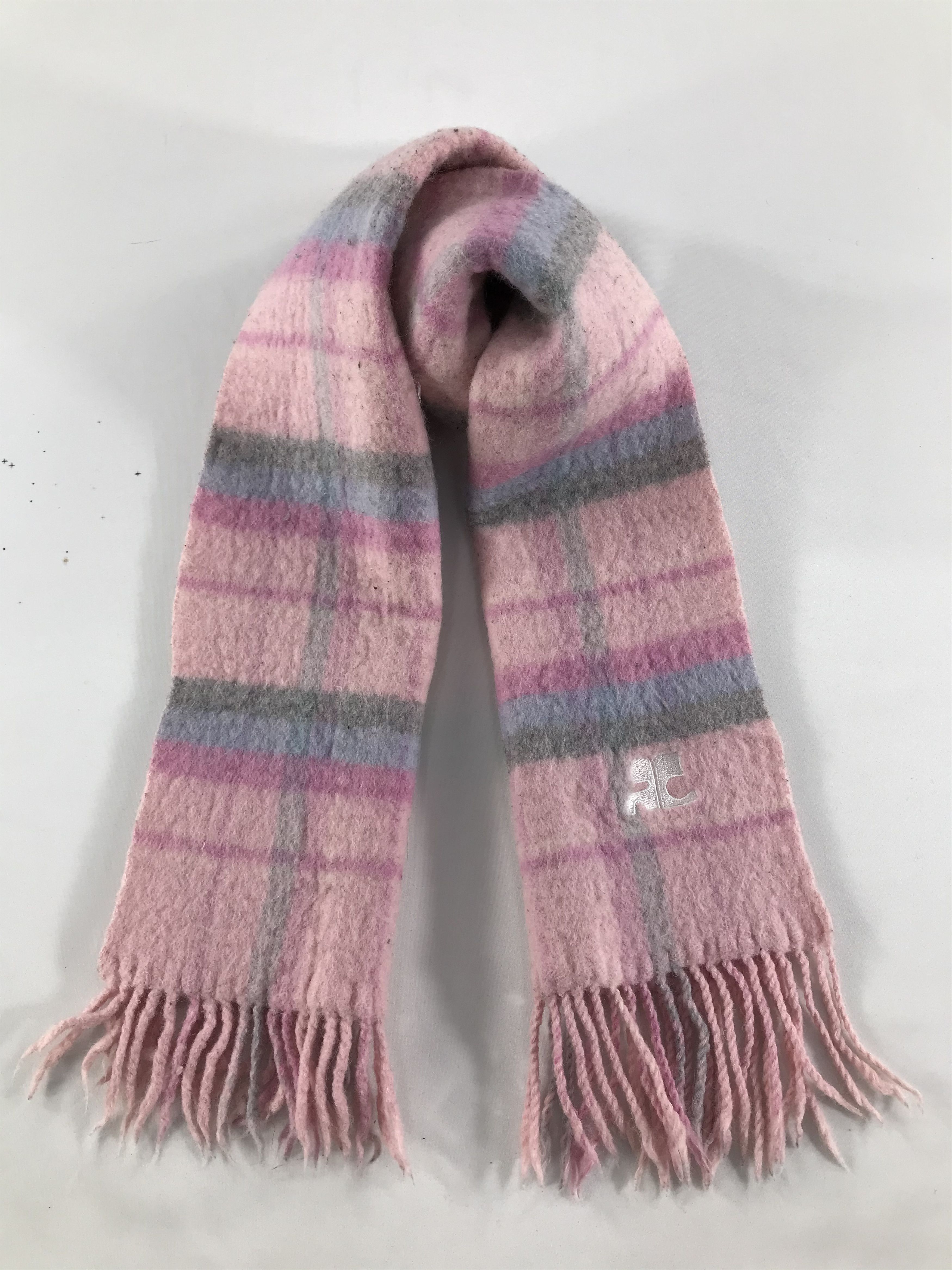 Courreges × Vintage Courreges Homme Scarf / Muffler / Neckwear - WW2234 Size ONE SIZE - 1 Thumbnail