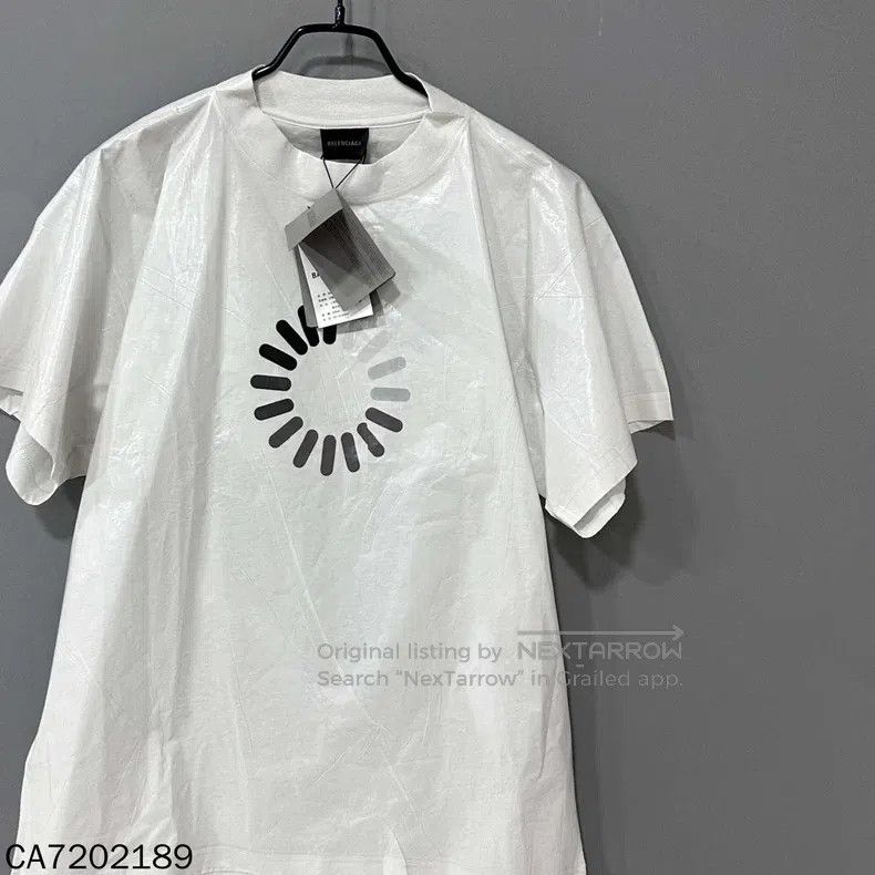 Balenciaga Balenciaga Error Loading Glaze Round Neck Short Sleeve Size US S / EU 44-46 / 1 - 1 Thumbnail