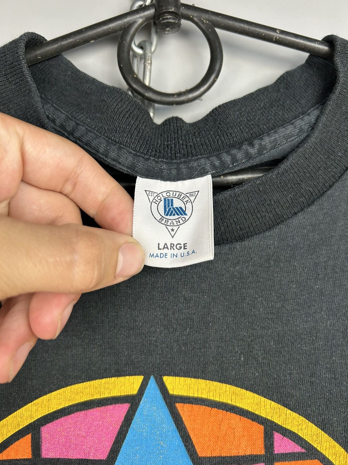 Harley Davidson × Vintage Vintage 1989 Harley Davidson Holoubek T shirt Made in Usa Size US L / EU 52-54 / 3 - 4 Thumbnail