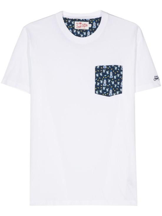 MC2 Saint Barth MC2 SAINT BARTH Men T-Shirts BLA0001 05680H Beige Size US L / EU 52-54 / 3 - 1 Thumbnail