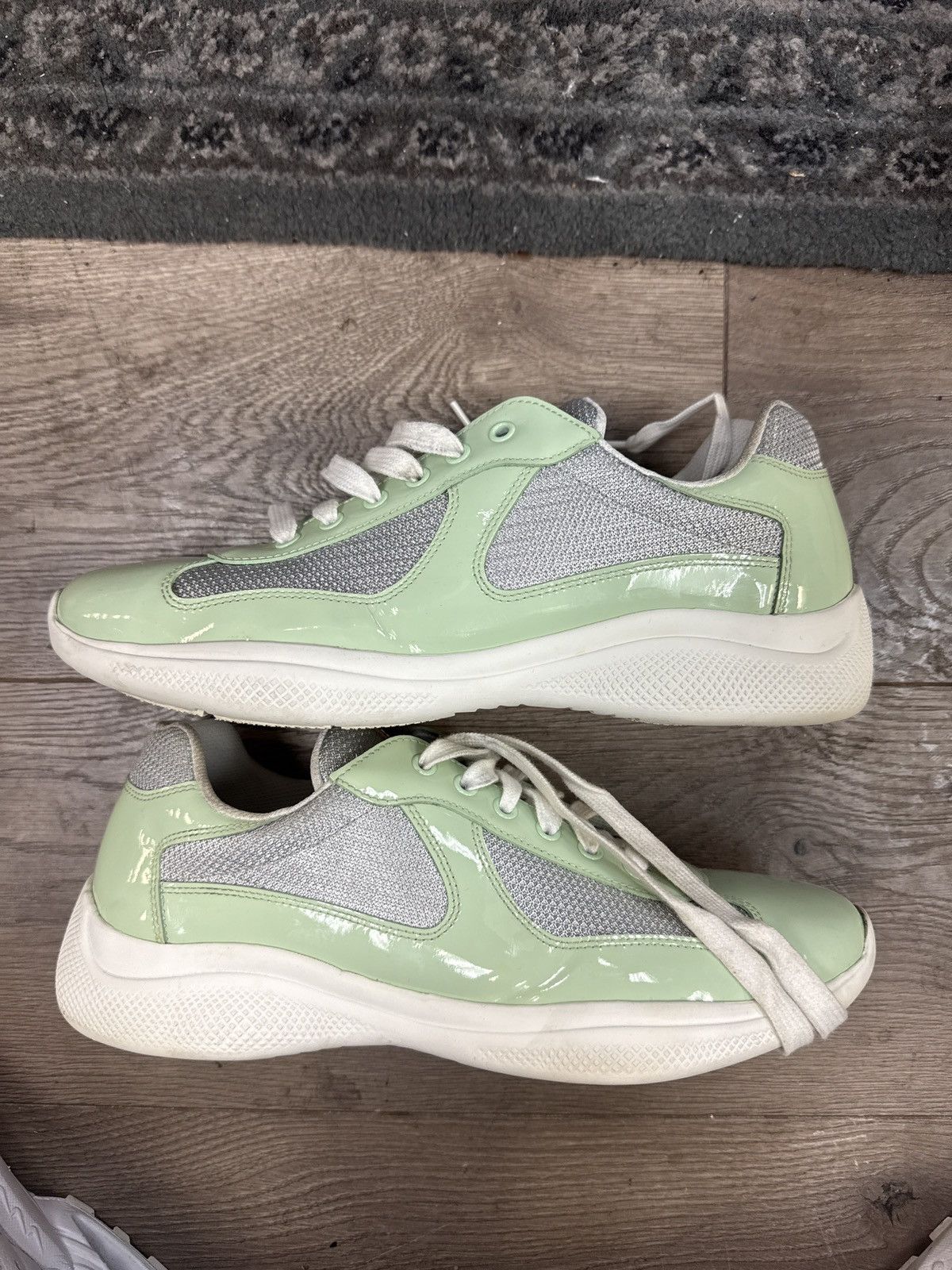 Prada Prada America’s cup white teal Size US 9 / EU 42 - 2 Thumbnail