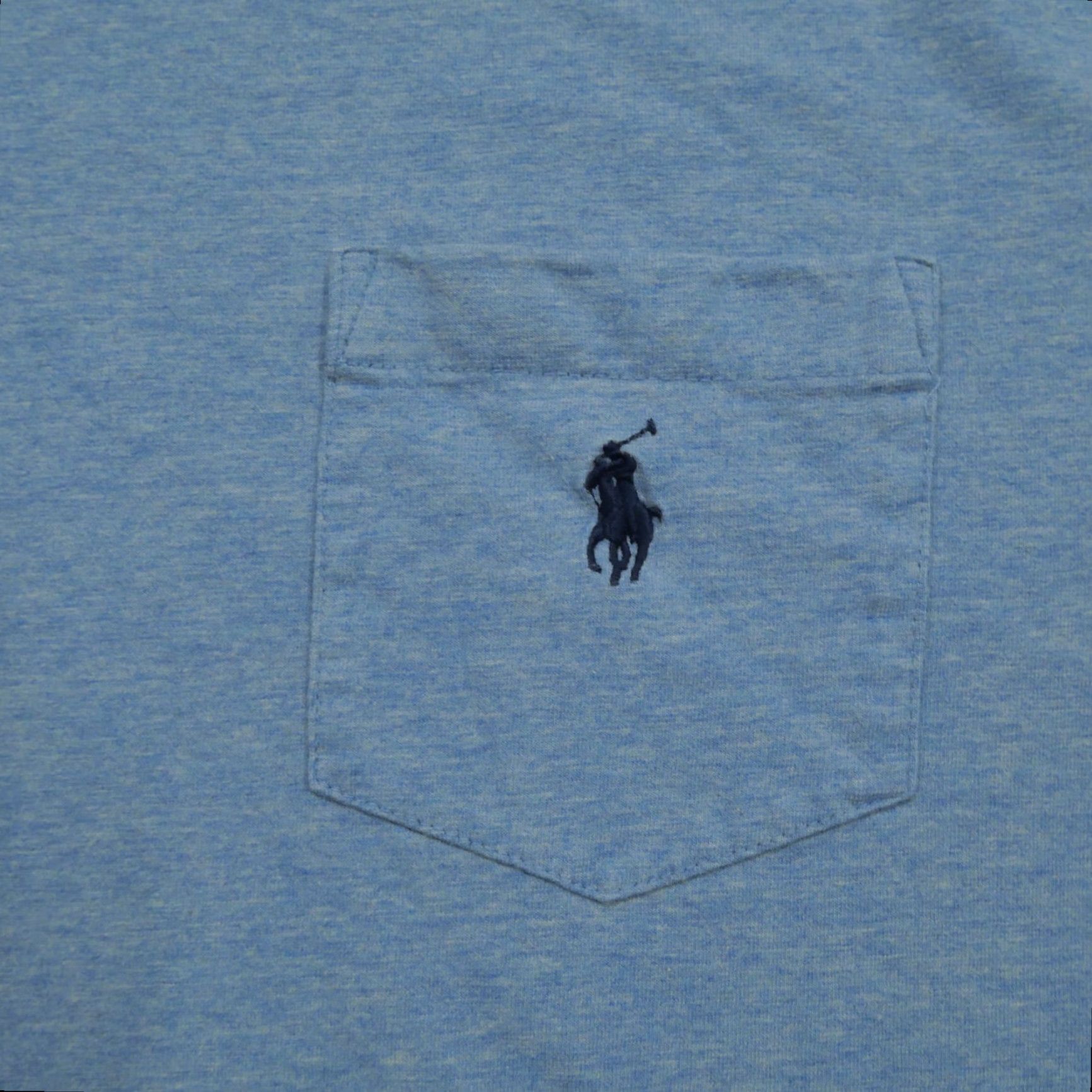 Polo Ralph Lauren Polo Ralph Lauren T Shirt Adult Large Blue Pocket Logo Short Sleeve Crew Neck Cotton Mens Size US L / EU 52-54 / 3 - 2 Thumbnail
