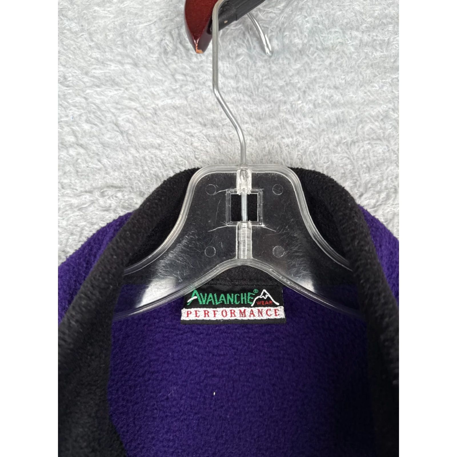 Avalanche Avalanche Vest Womens Medium Fleece Purple Full Zip Mock Neck Size M / US 6-8 / IT 42-44 - 6 Thumbnail