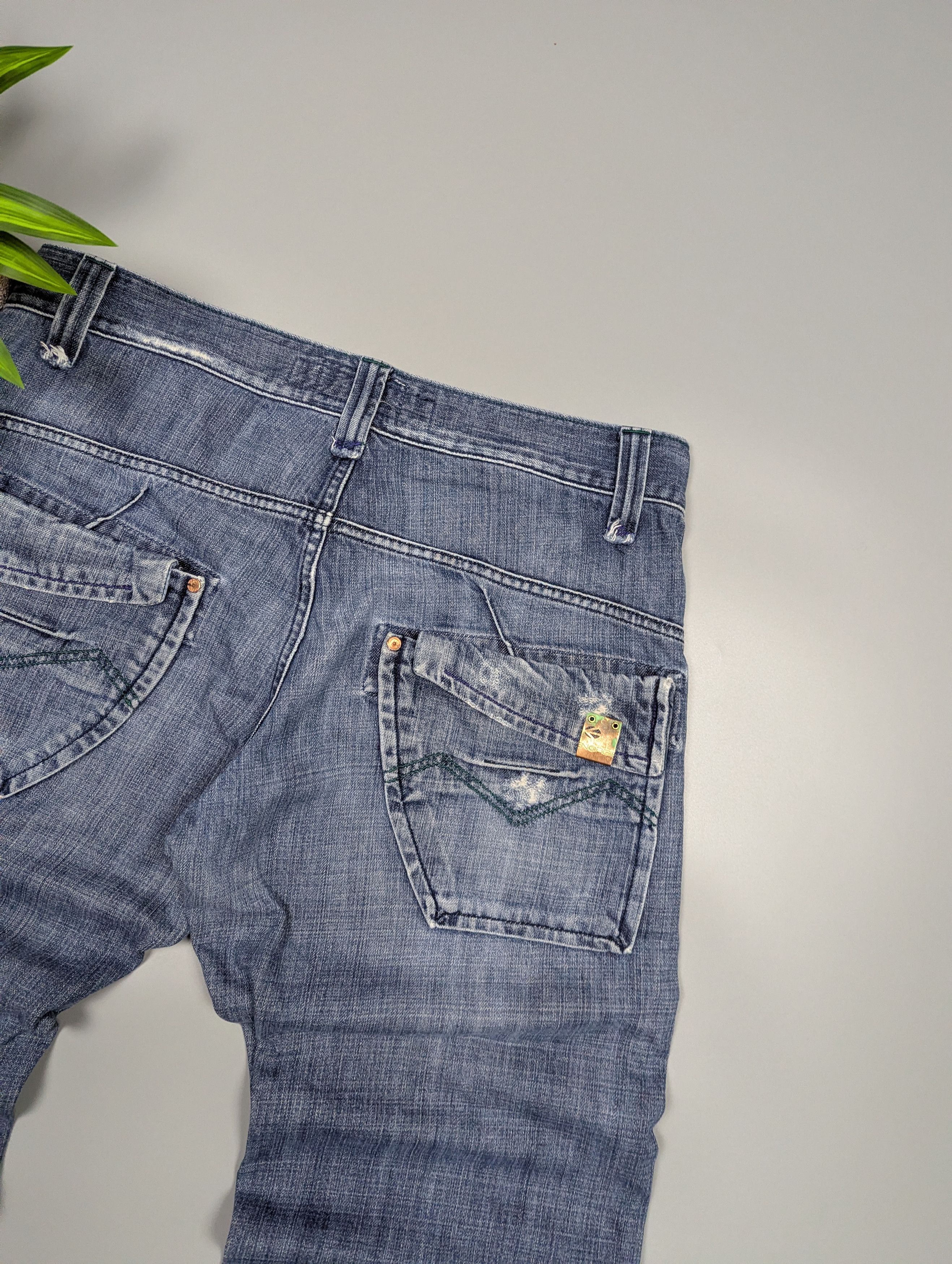 Energie nergie by Miss Sixty Y2K Faded Jeans Pockets Distressed Size US 36 / EU 52 - 20 Thumbnail