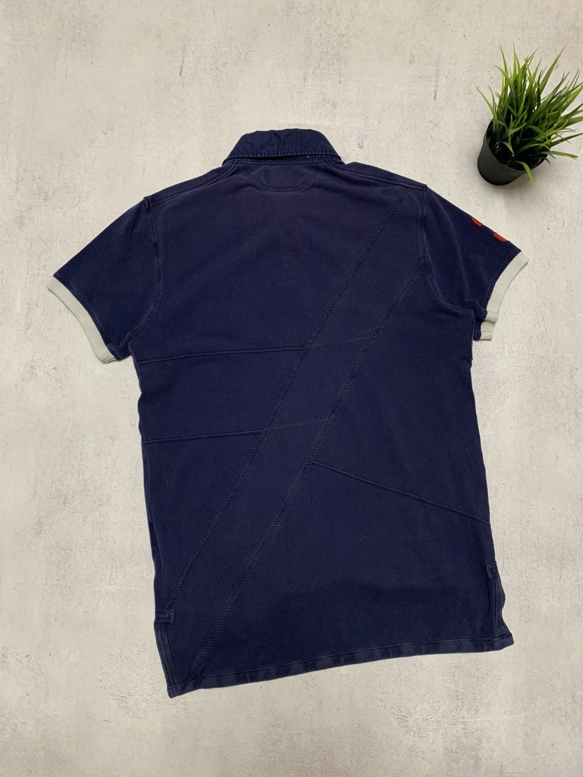 Vintage Vintage Polo Ralph Lauren Polo T Shirt Rugby Big Logo 90s Size US L / EU 52-54 / 3 - 7 Thumbnail