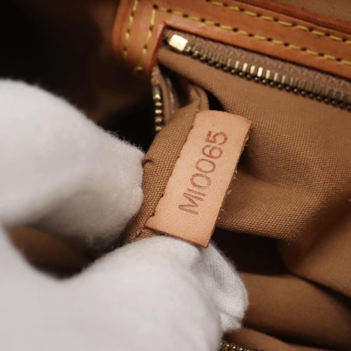 Louis Vuitton LOUIS VUITTON Monogram Vernis Reade PM Hand Bag Noisette Size ONE SIZE - 12 Thumbnail