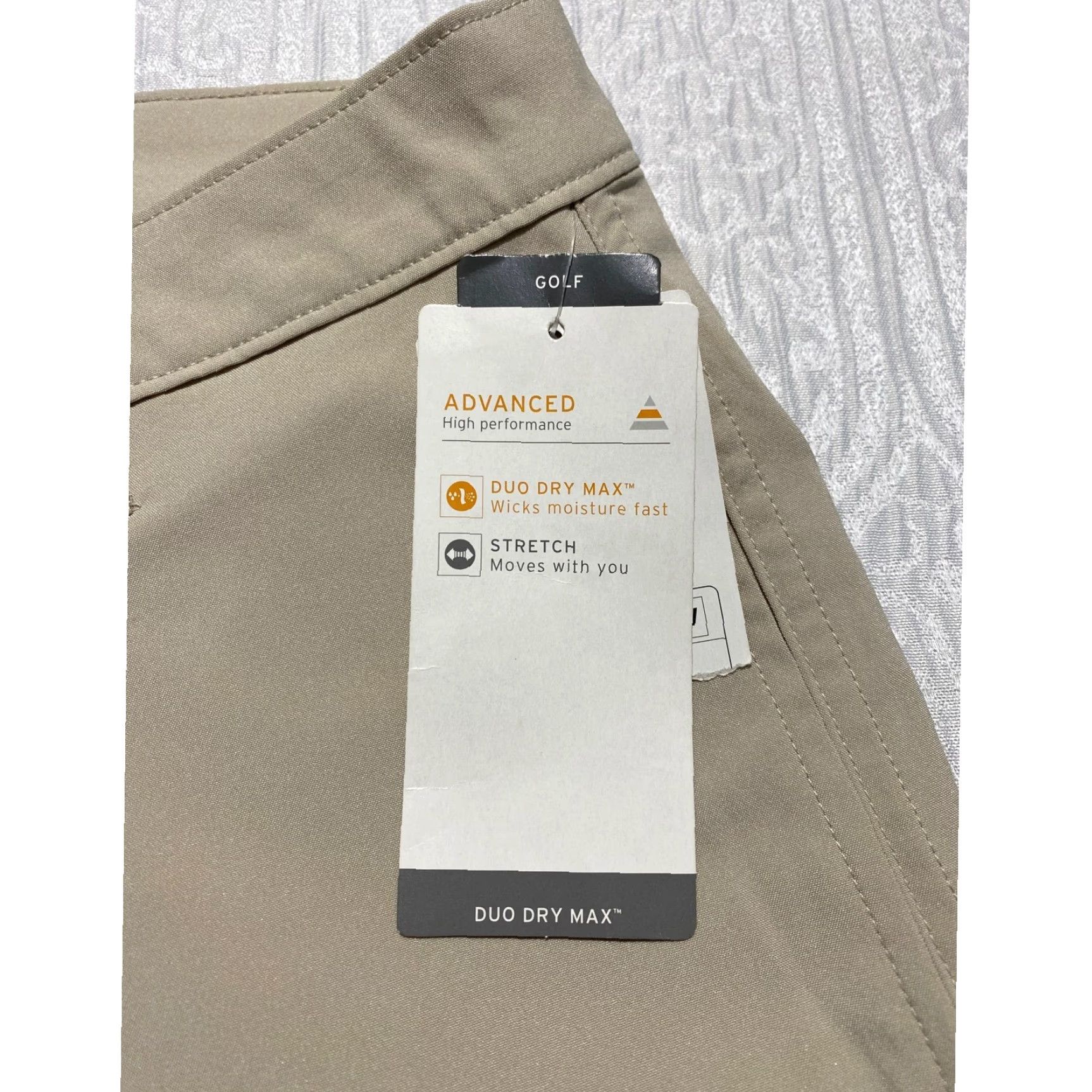 Champion Champion Golf Shorts Mens 30 W Beige Advanced High Performance Stretch NWT Size US 30 / EU 46 - 3 Thumbnail