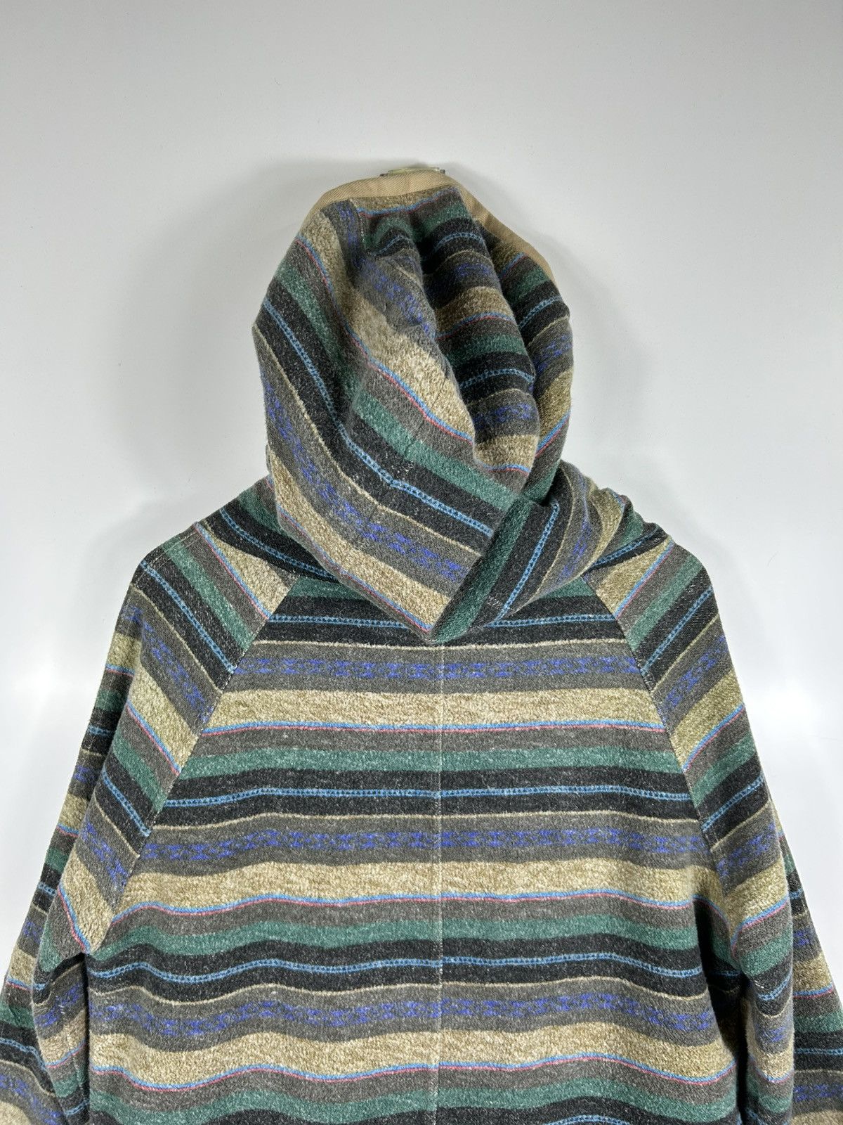Japanese Brand × Vintage ⚡️Vintage Cube Sugar Hooded Flannel Sherpa Jacket Size US M / EU 48-50 / 2 - 17 Thumbnail