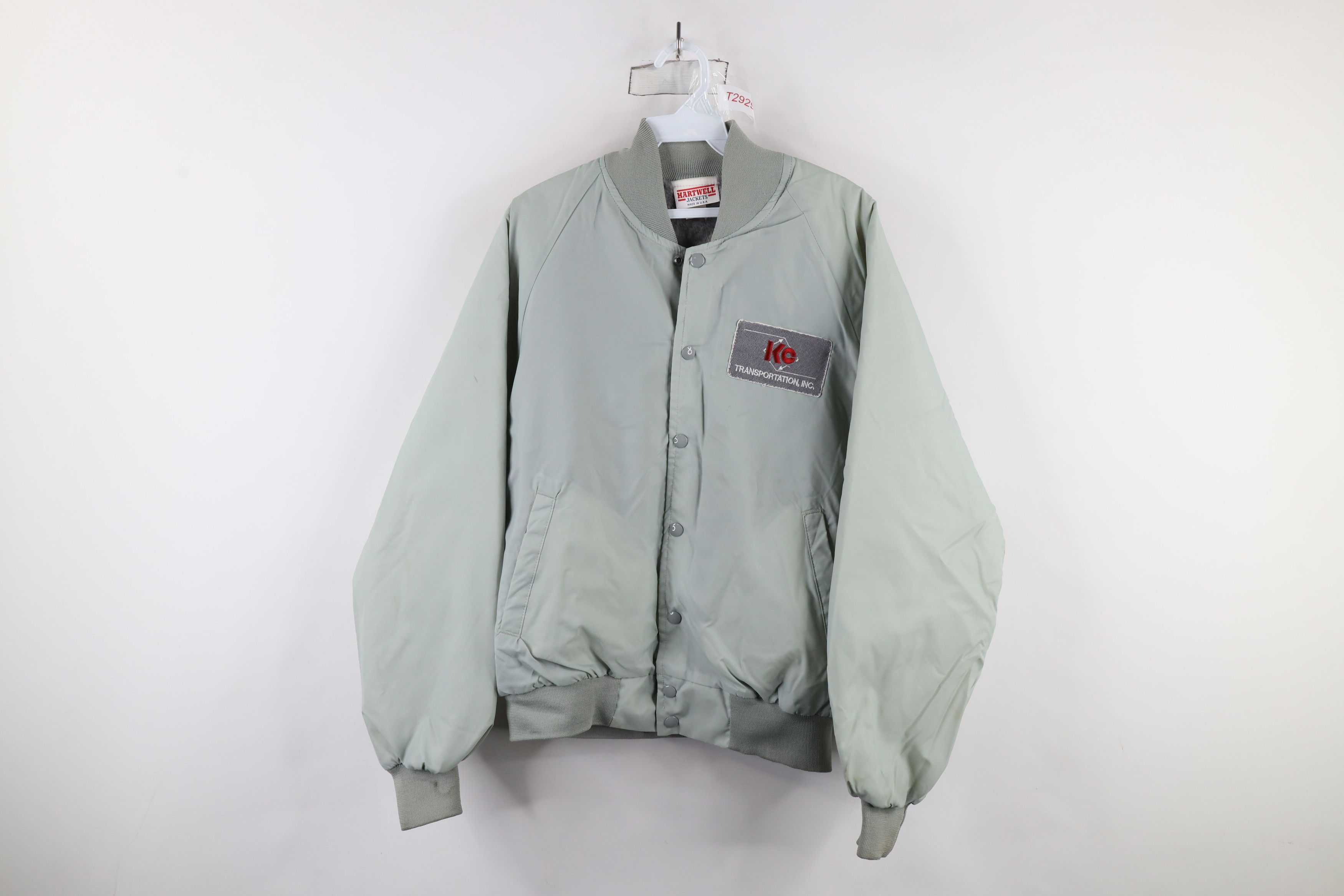 Vintage Vintage 80s Trucking Lined Satin Bomber Jacket USA Size US M / EU 48-50 / 2 - 1 Thumbnail