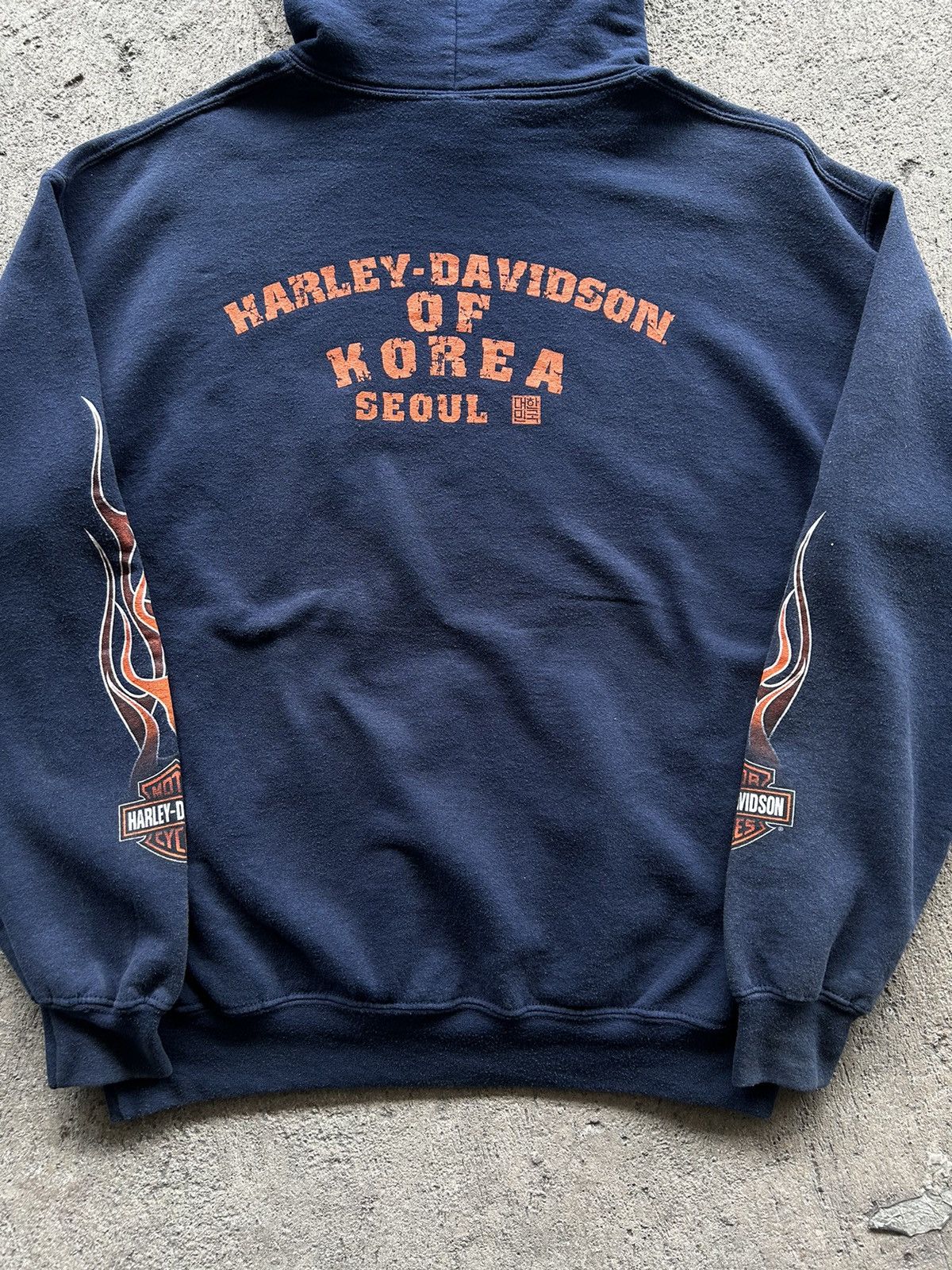 Harley Davidson × Vintage Vintage Harley Davidson hoodie Spell out Size US XL / EU 56 / 4 - 9 Thumbnail
