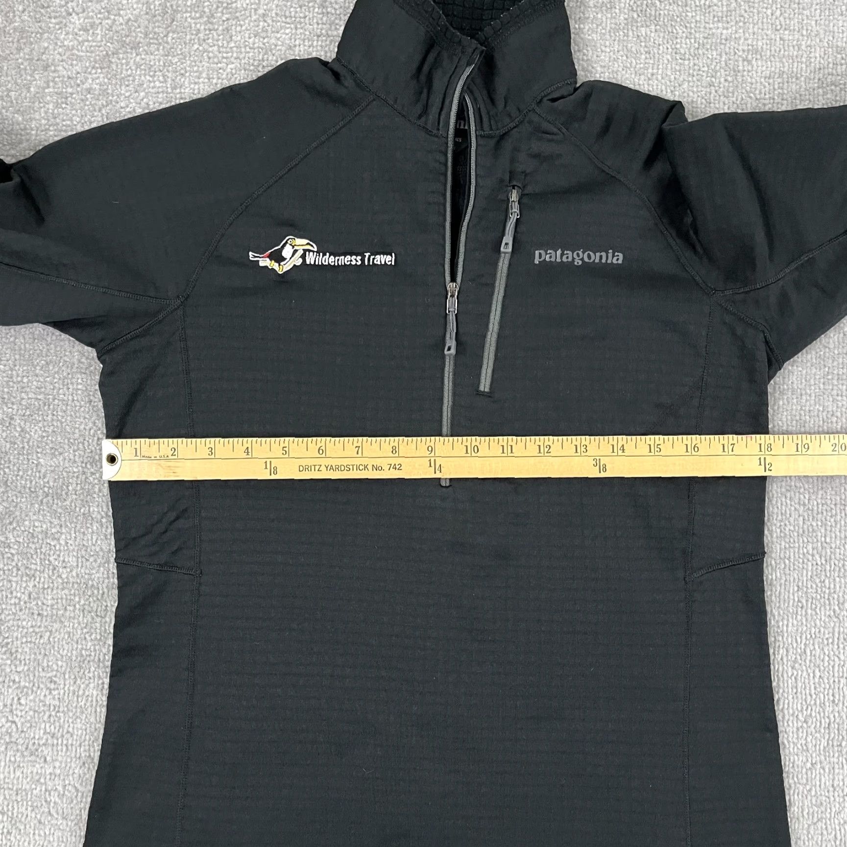 Patagonia Patagonia R1 Pullover Womens Medium Black 1/2 Zip Regulator Fleece Hiking Jacket Jacket Size M / US 6-8 / IT 42-44 - 7 Thumbnail