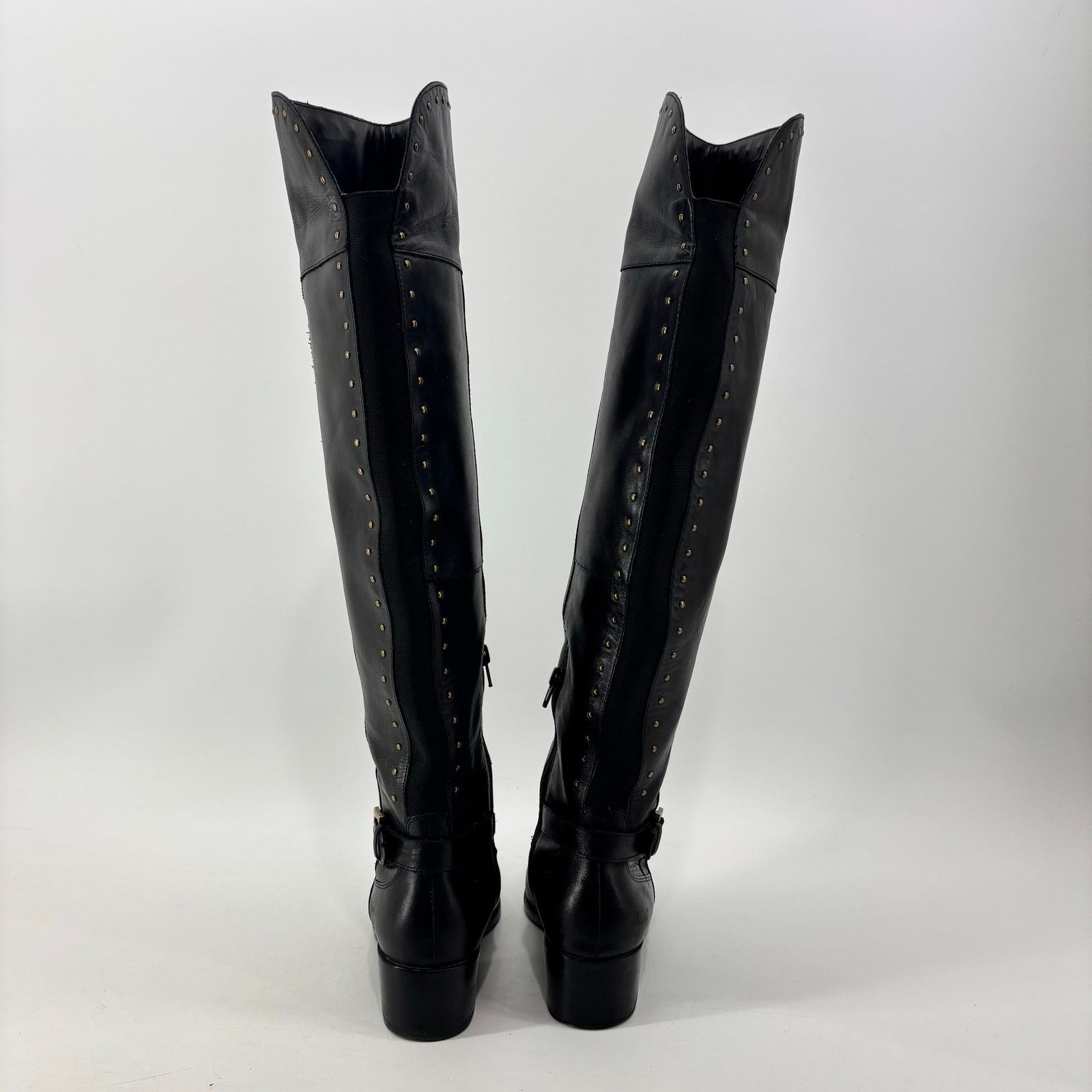 Sam Edelman Sam Edelman Black Knee High Rider Boots Size 8.5 Leather Size US 8.5 / IT 38.5 - 8 Thumbnail