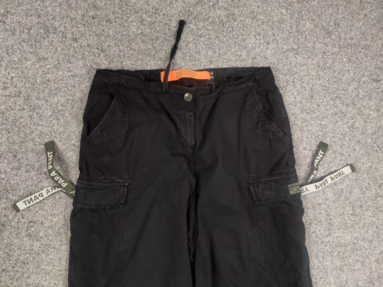 Superdry Superdry Parachute Cargo Black Baggy Pants Vintage Style Size US 32 / EU 48 - 9 Thumbnail