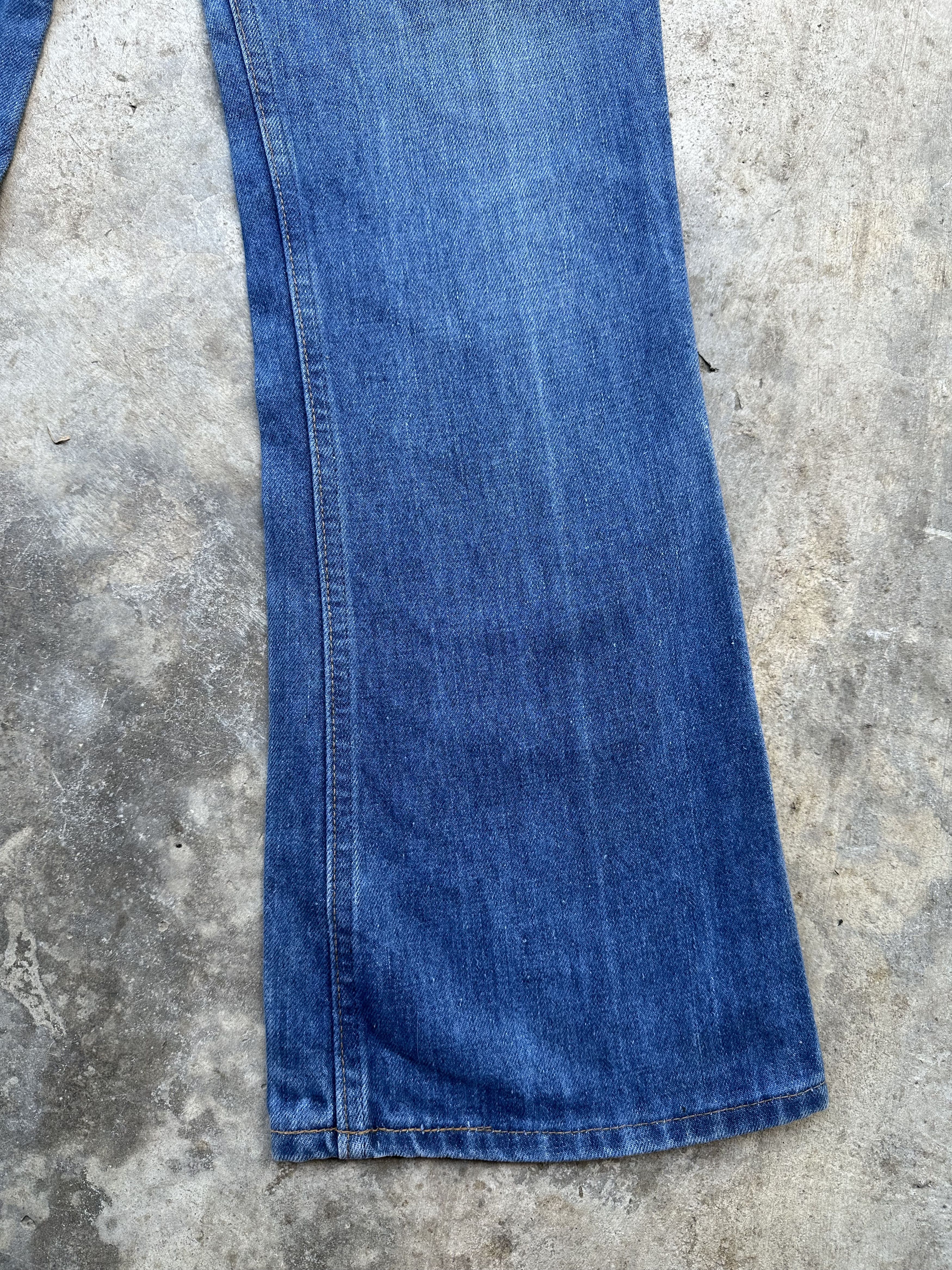 Levi's Rare!! 70s 646 Orange Tab Talon 42 Flare Bell Bottom Jeans Size US 32 / EU 48 - 13 Thumbnail