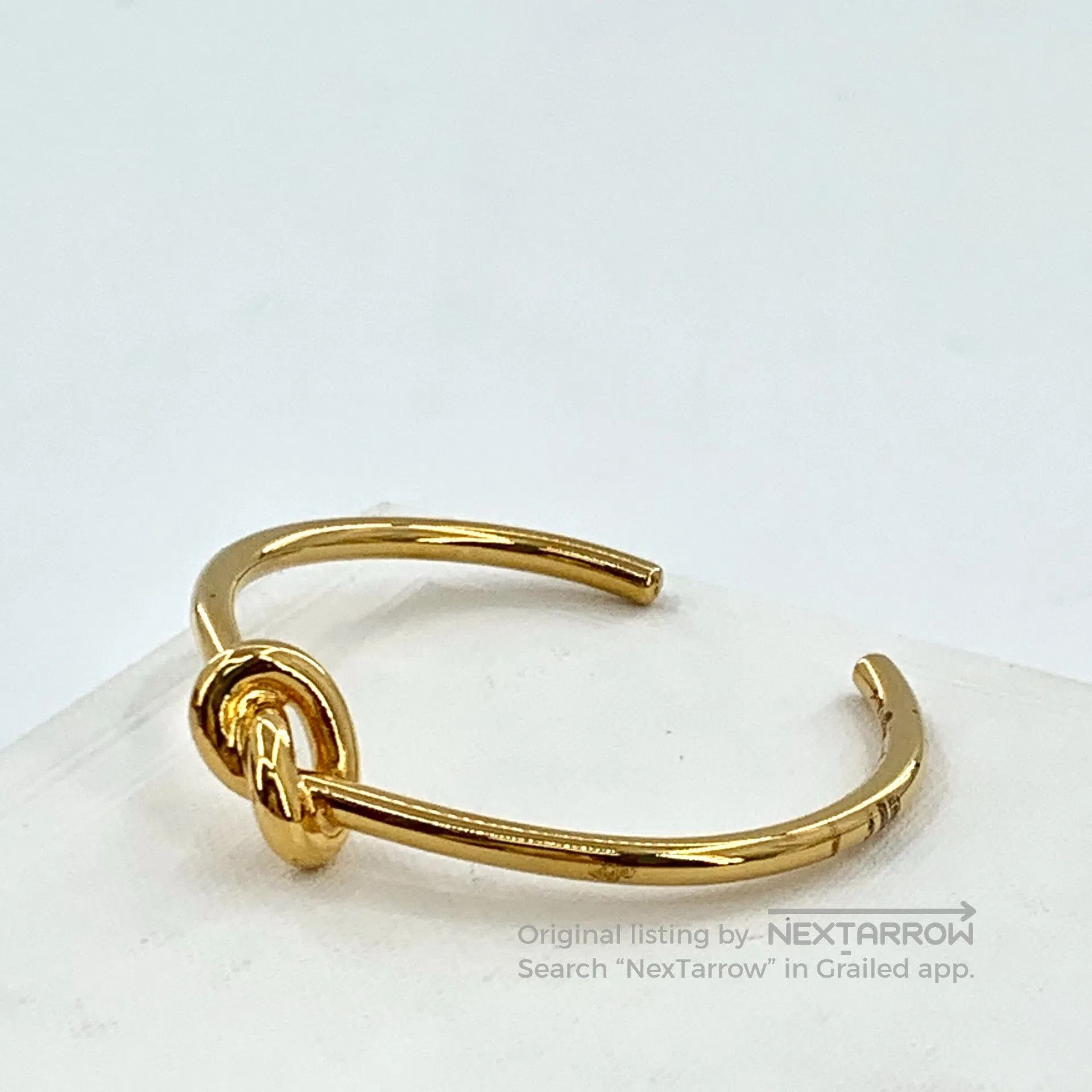 Celine CELINE Gold Open-Ended Knot Bracelet| Size ONE SIZE - 2 Thumbnail