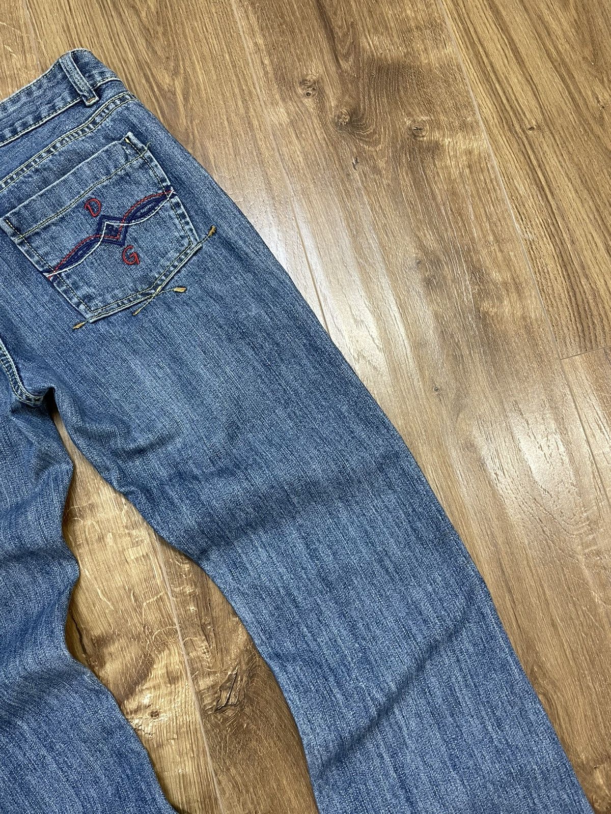 Dolce & Gabbana × Vintage Vintage Dolce&Gabbana Y2K Style Blue Stonewashed Denim Jeans Size US 29 - 23 Thumbnail