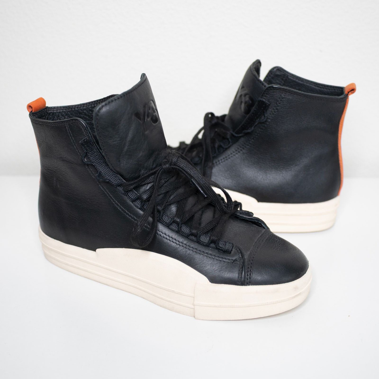Y-3 Yohji Yamamoto YUBEN MID FX0568 Black White Fox Streetwear Hype SZ 7 adidas Y-3 Yuben Mid Black White for Sale | Authenticity  main image 3