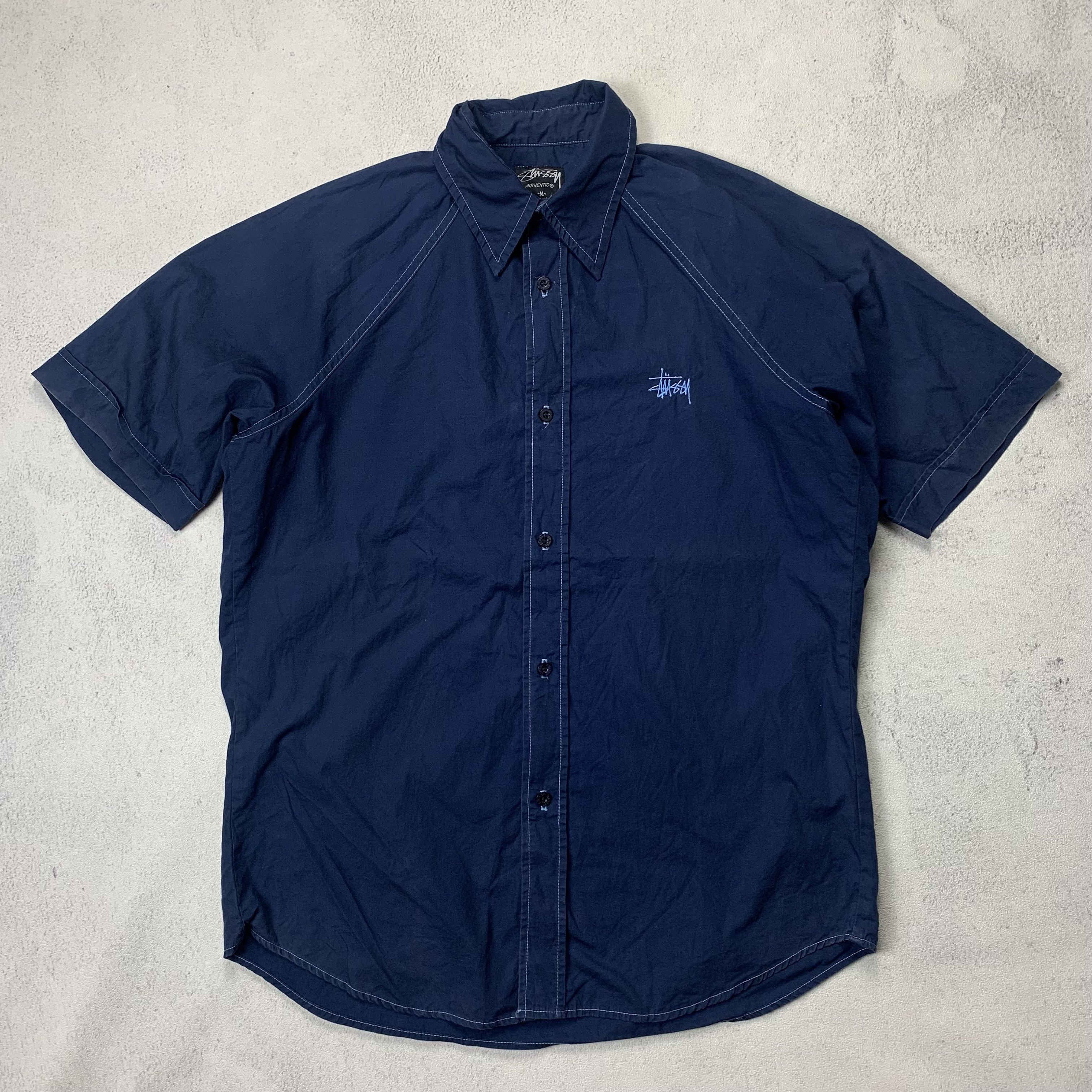 Stussy Stussy Navy Shirt Size US M / EU 48-50 / 2 - 1 Thumbnail