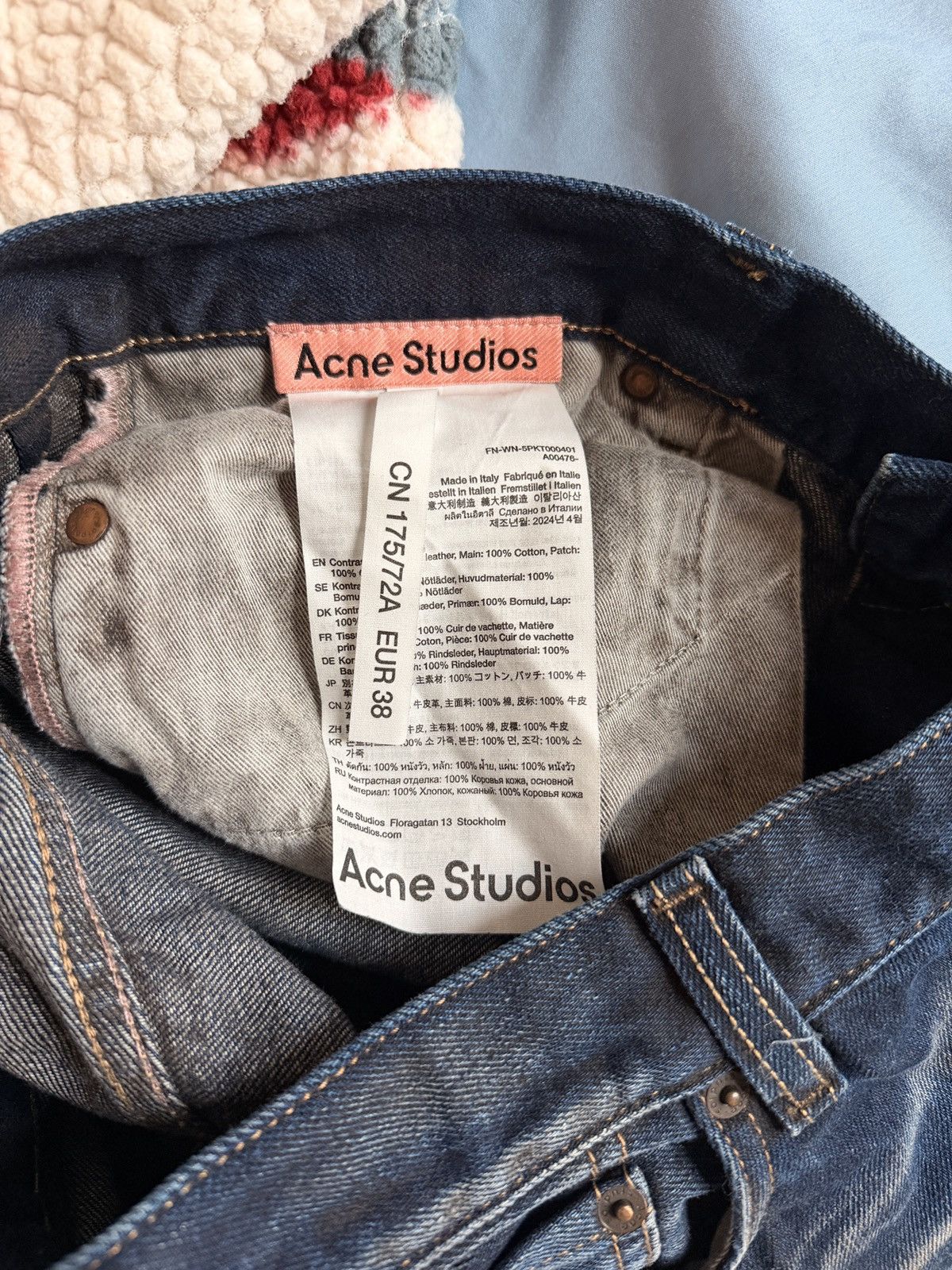Acne Studios Acne Studios Darkside Baggy Denim Size US 34 / EU 50 - 6 Thumbnail