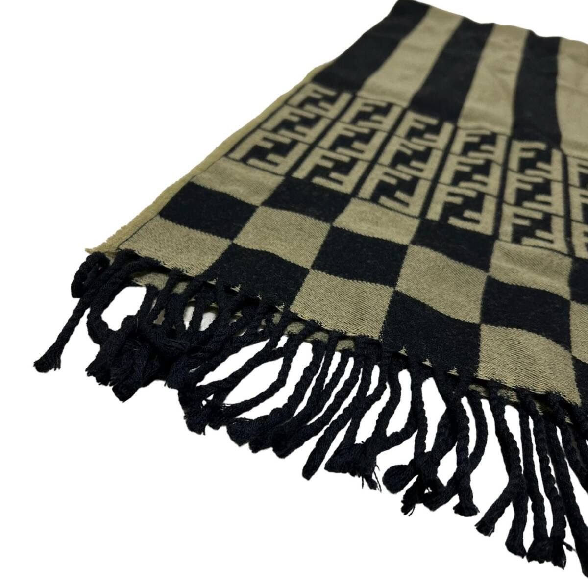 Fendi Vintage Fendi Scarf Muffler Wool Cashmere Size ONE SIZE - 3 Thumbnail