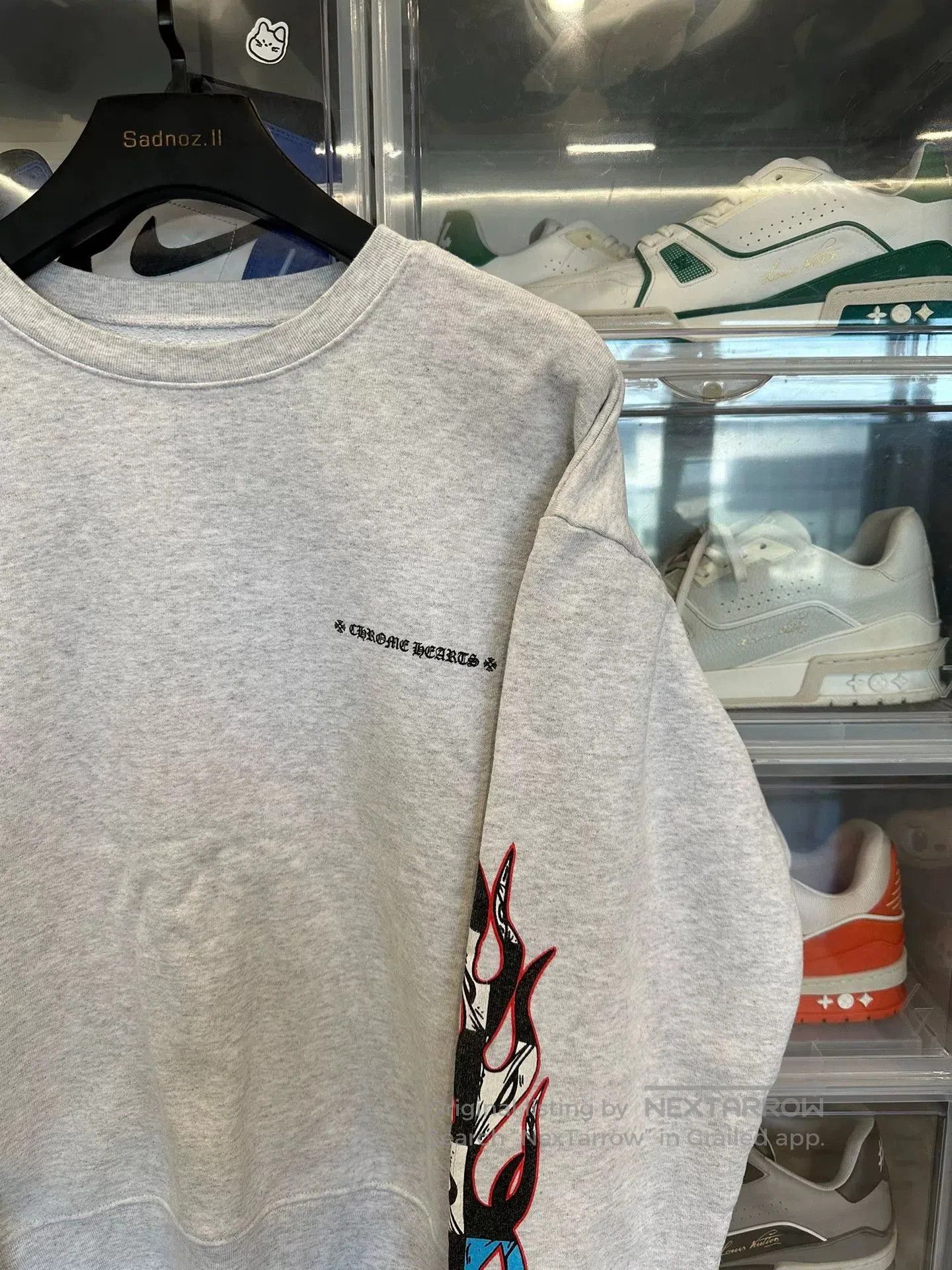Chrome Hearts Chrome Hearts Mattyboy Graffiti Gray Crewneck. Size US L / EU 52-54 / 3 - 2 Thumbnail