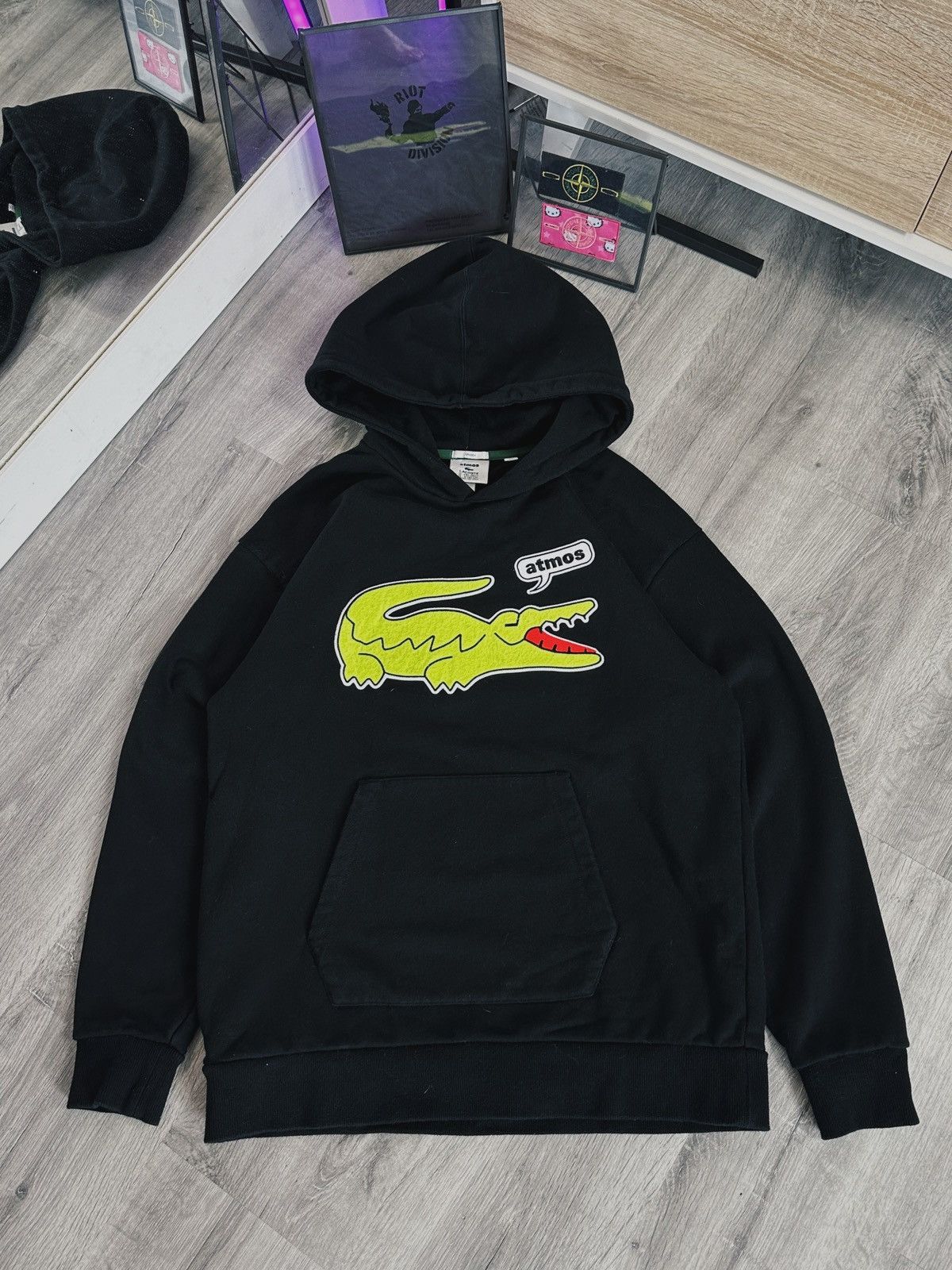Lacoste × atmos Lacoste L!VE x Atmos Hoodie,Made in Japan, Rare Sample Size US S / EU 44-46 / 1 - 1 Thumbnail