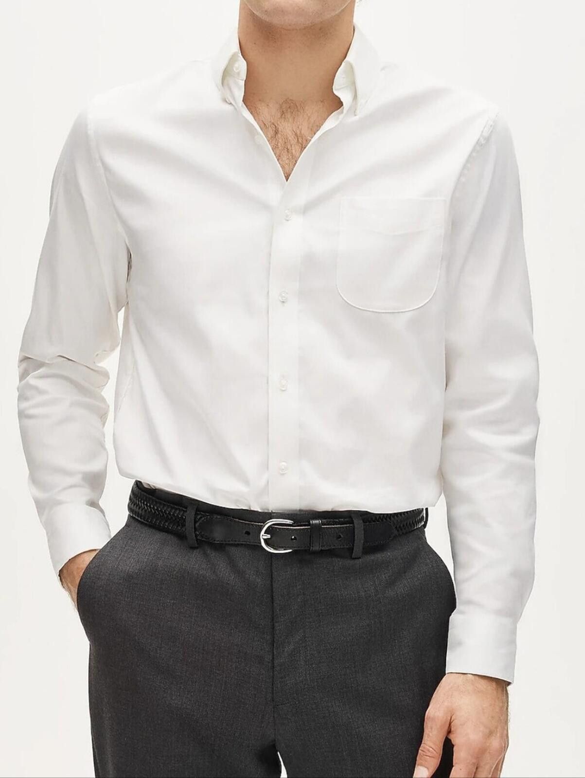 J.Crew J Crew Slim Bowery performance stretch oxford shirt Size 36R - 1 Thumbnail
