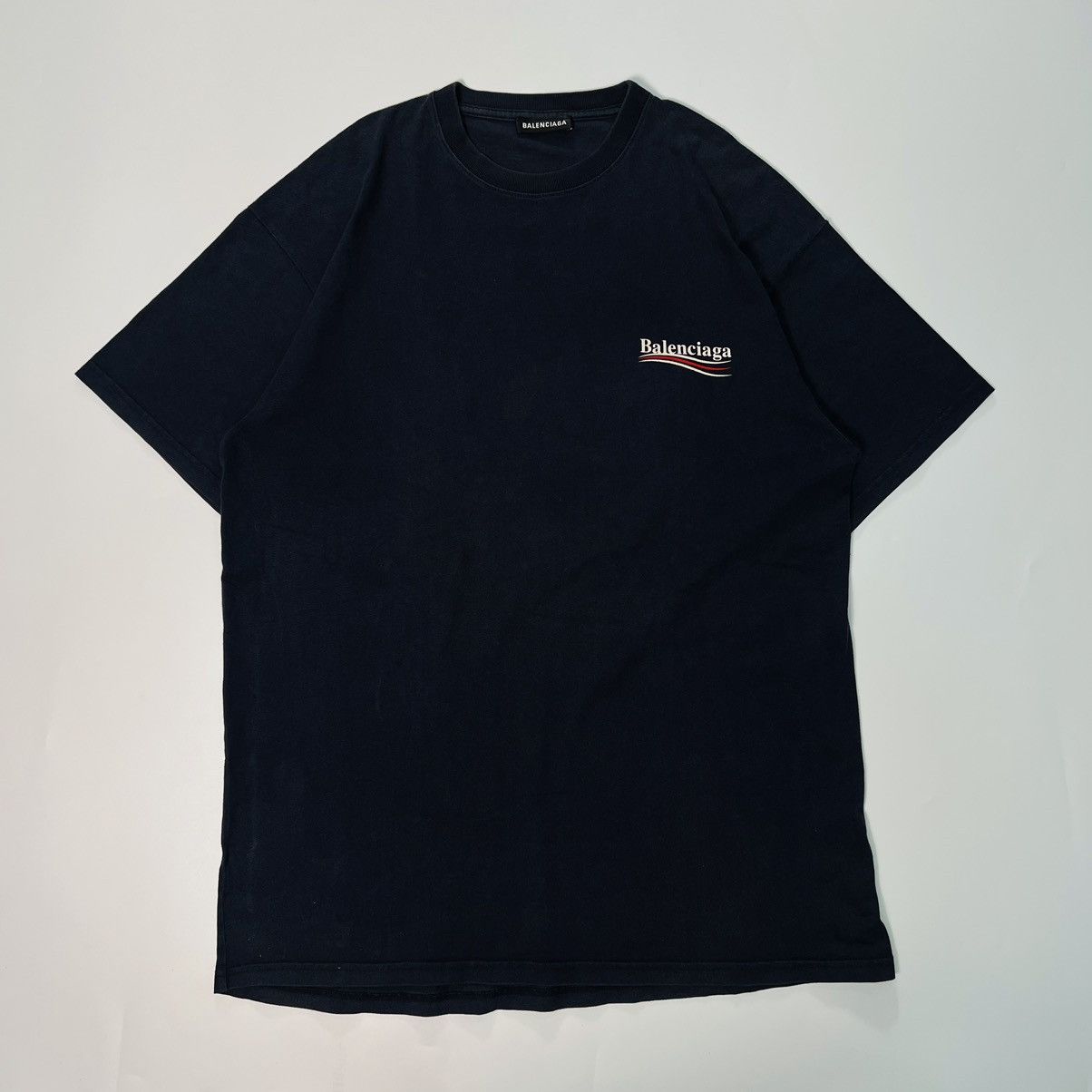 Balenciaga wave logo tee store