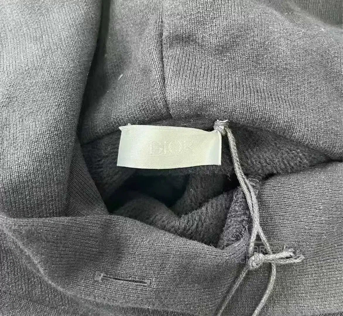 Dior black embroidered logo hooded sweatshirt. Size XS / US 0-2 / IT 36-38 - 3 Thumbnail
