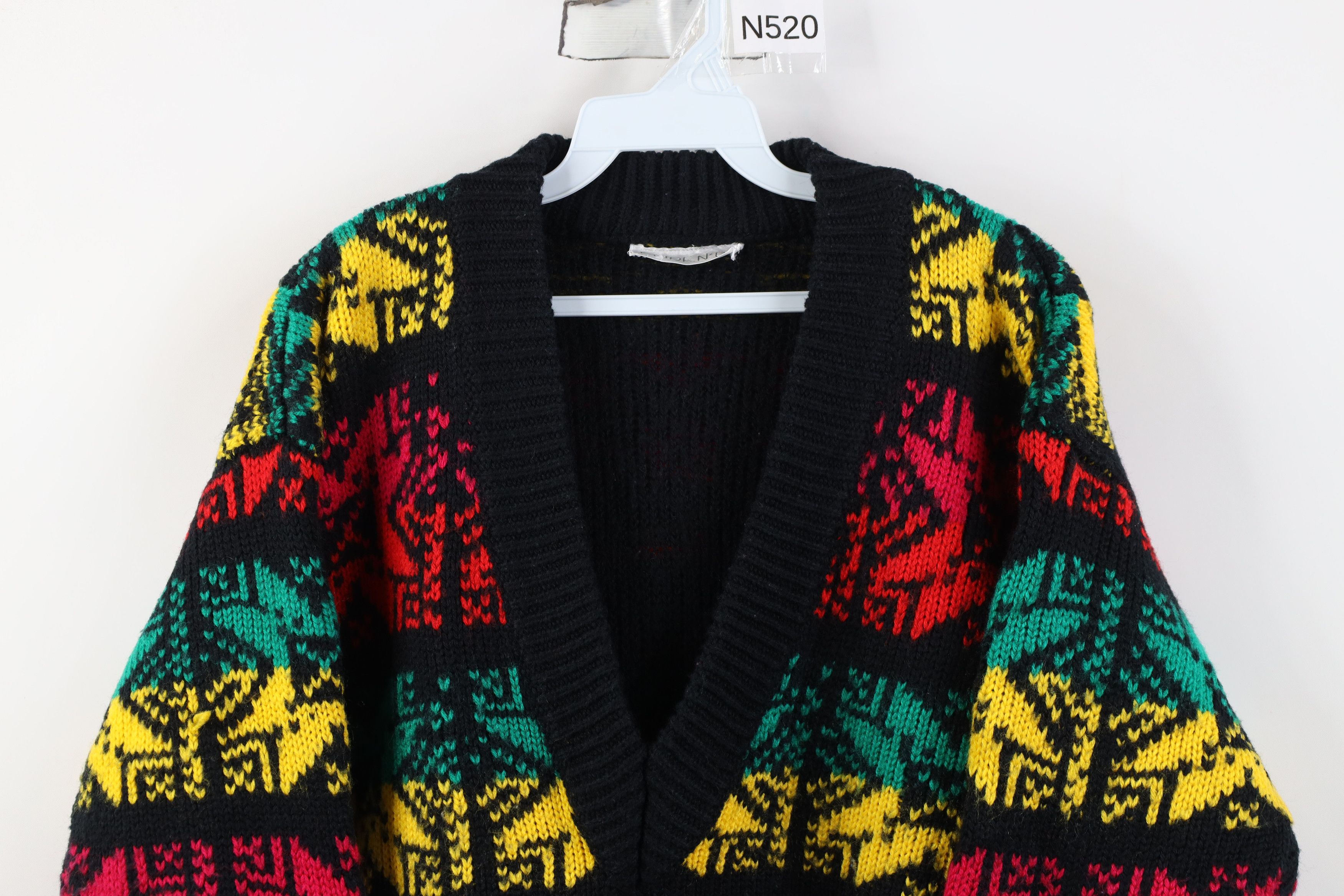 Vintage Vintage 80s 90s Streetwear Fair Isle Chunky Knit Sweater Size M / US 6-8 / IT 42-44 - 2 Thumbnail