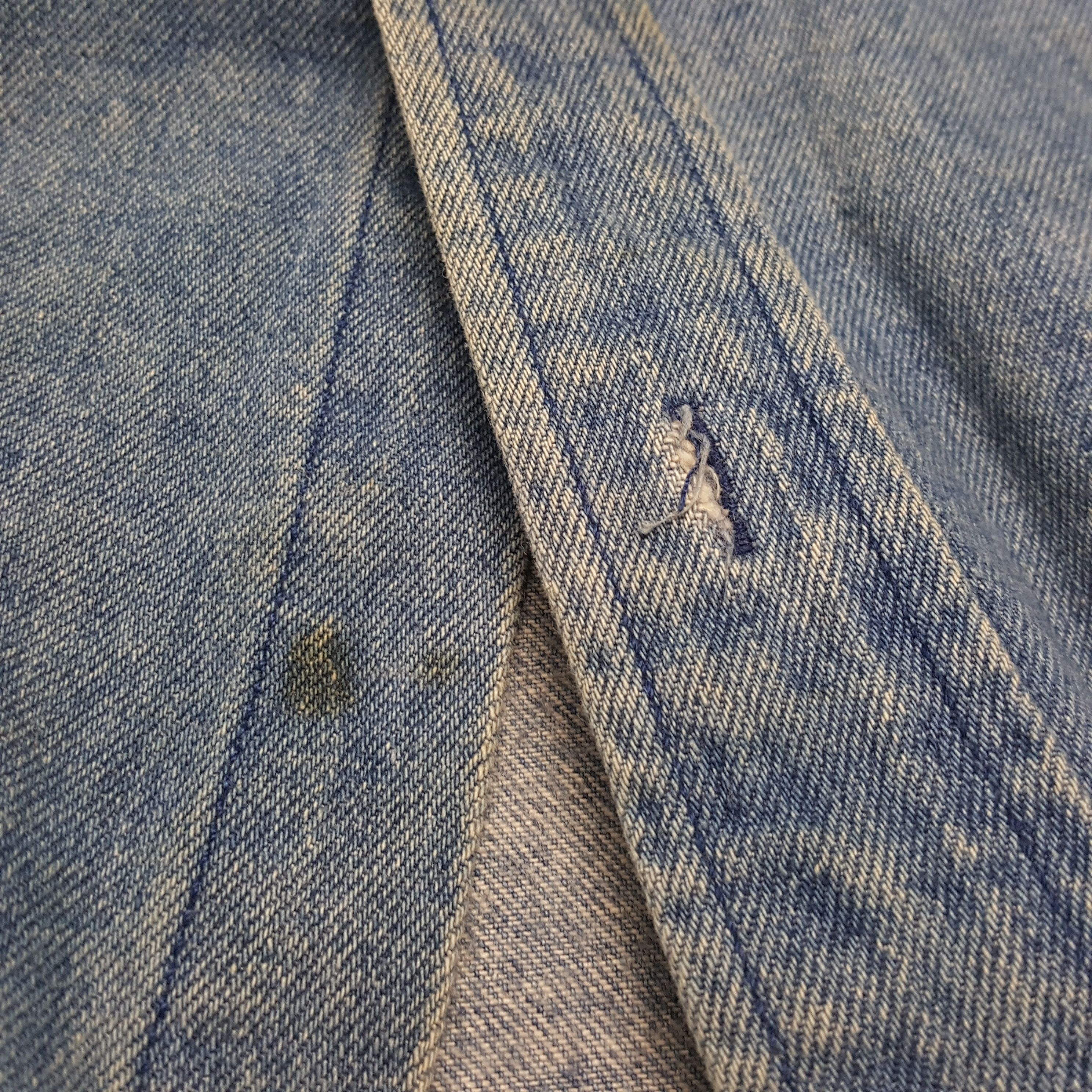 Polo Ralph Lauren × Vintage Vintage Polo by Ralph Lauren Brand Denim Shirts C294N5 Size US XL / EU 56 / 4 - 8 Thumbnail