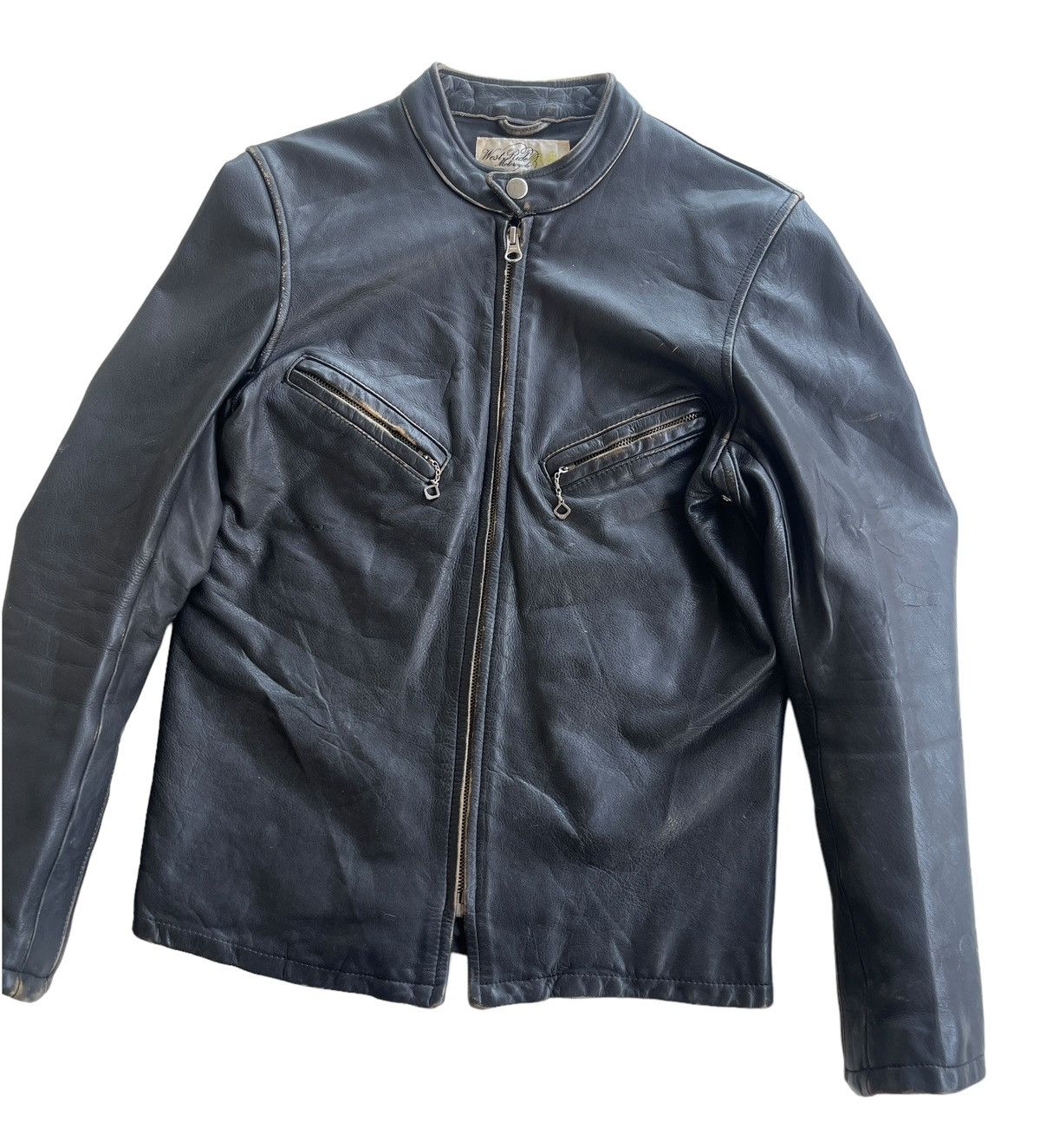 WEST RIDE 50s West Ride Motorcycle Cowhide Leather Jacket (size 34) Size US XS / EU 42 / 0 - 4 Thumbnail