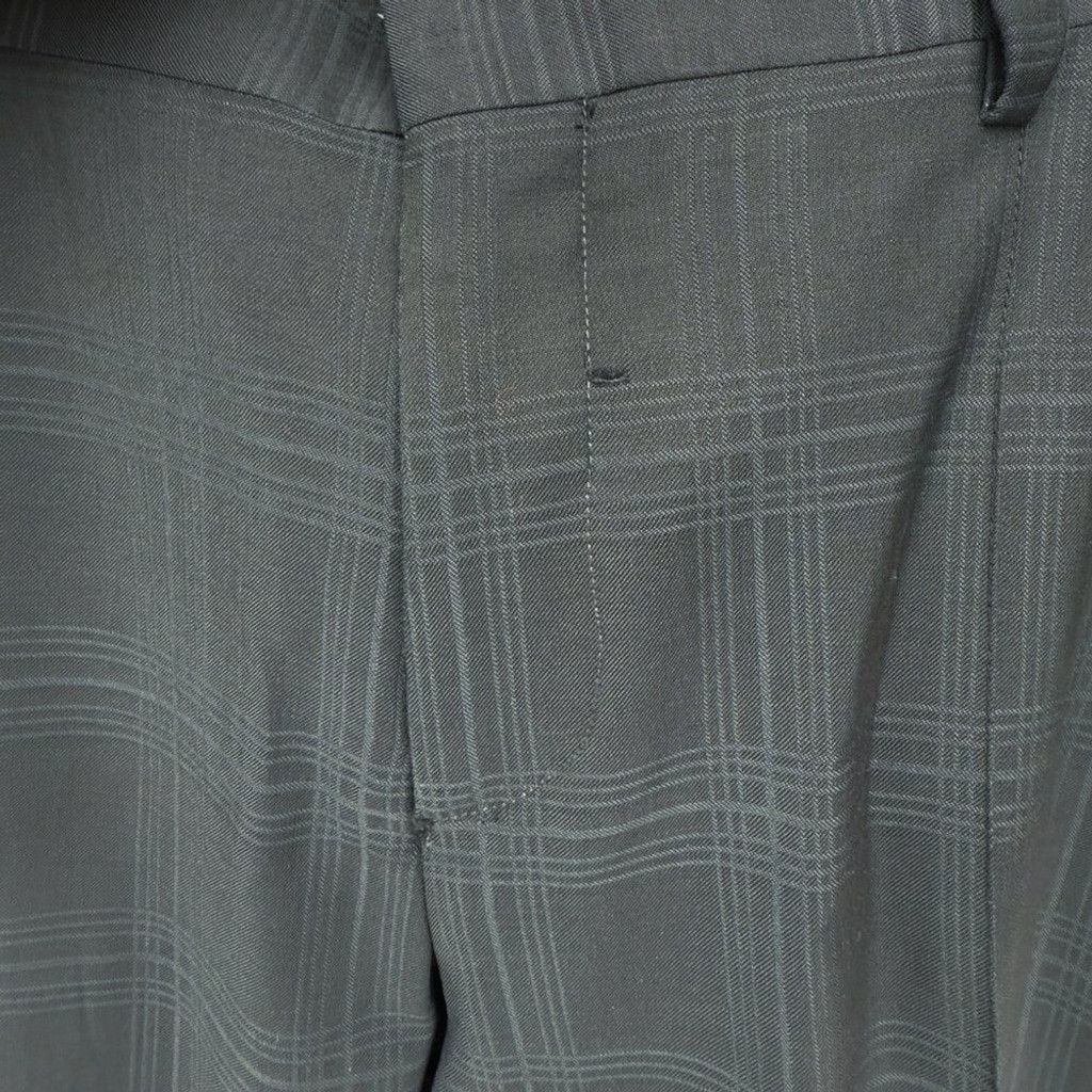 Philippe Dubuc PHILIPPE DUBUC Plaid Dark Gray Blazer Pants Suit Size 38R Size 38R - 5 Thumbnail
