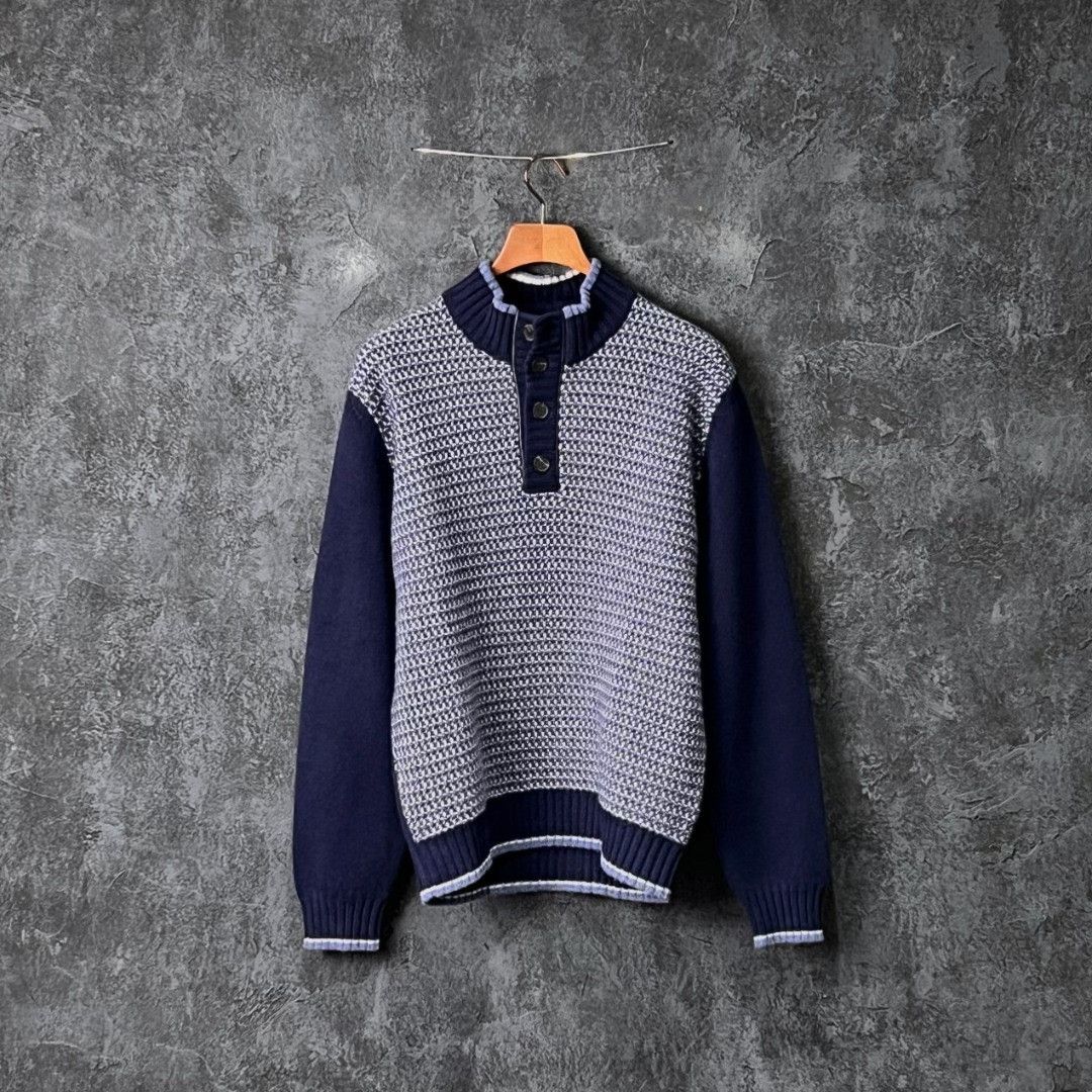 Stefano Ricci Stefano Ricci Knit Multi Sweater l Men Size US L / EU 52-54 / 3 - 1 Thumbnail