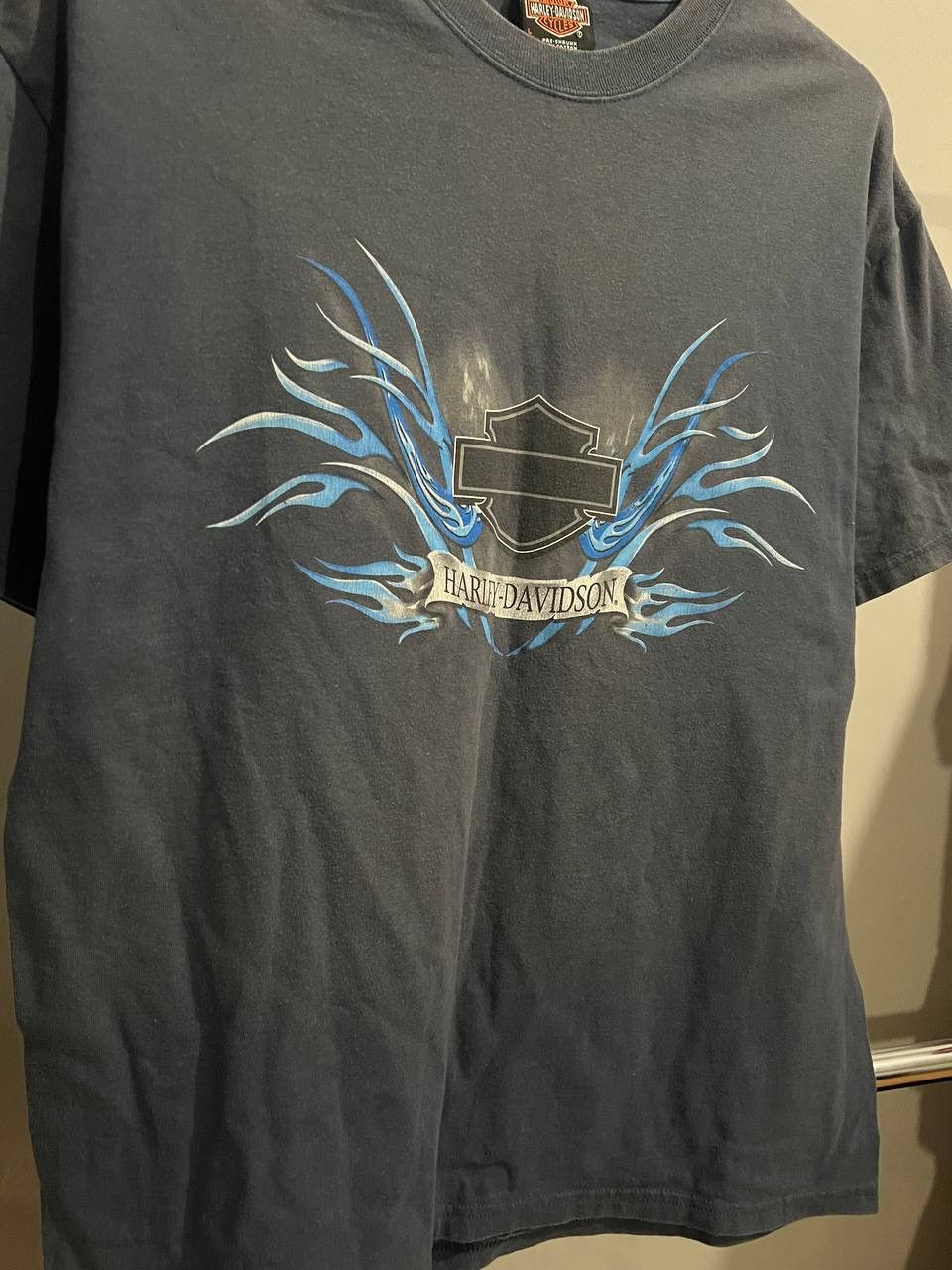 Harley Davidson 2001 HARLEY-DAVIDSON VINTAGE HANES AMERICAN EAGLE T SHIRT L Size US L / EU 52-54 / 3 - 6 Thumbnail