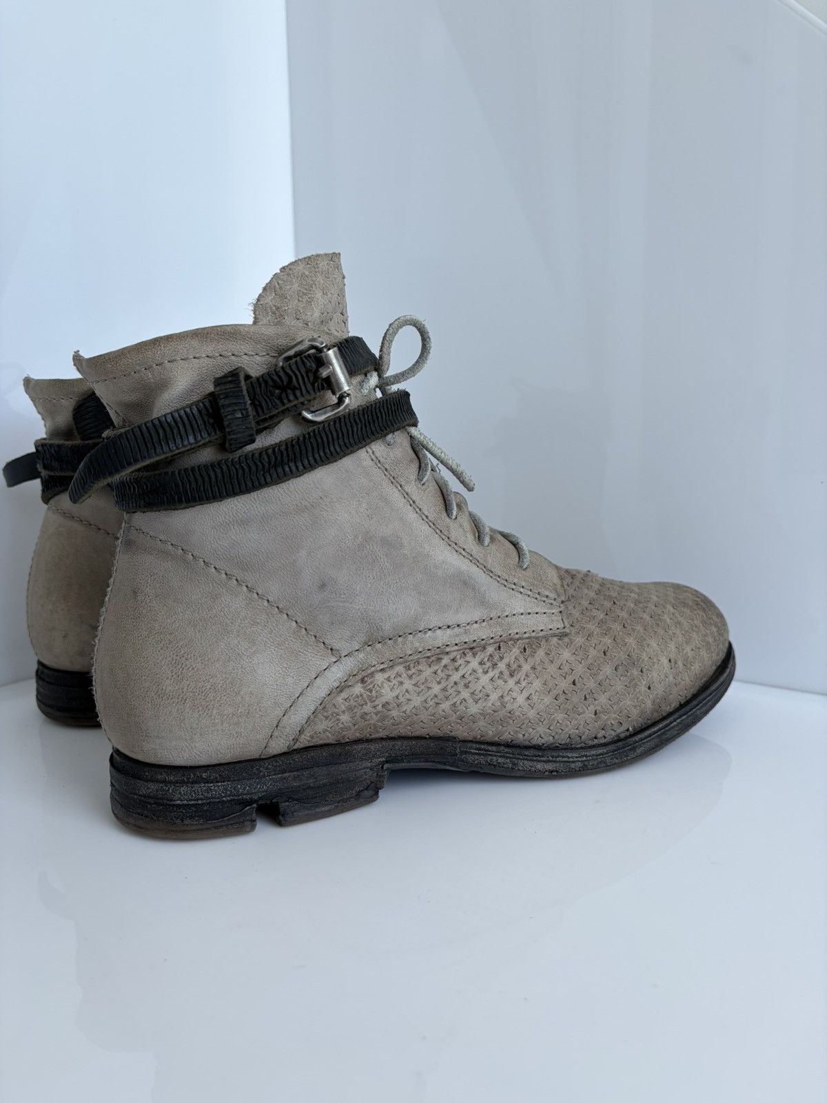 A.S.98 A.S. 98 Airstep Distressed Biker Guidi Buckle Ankle Boots Size US 8 / EU 41 - 8 Thumbnail