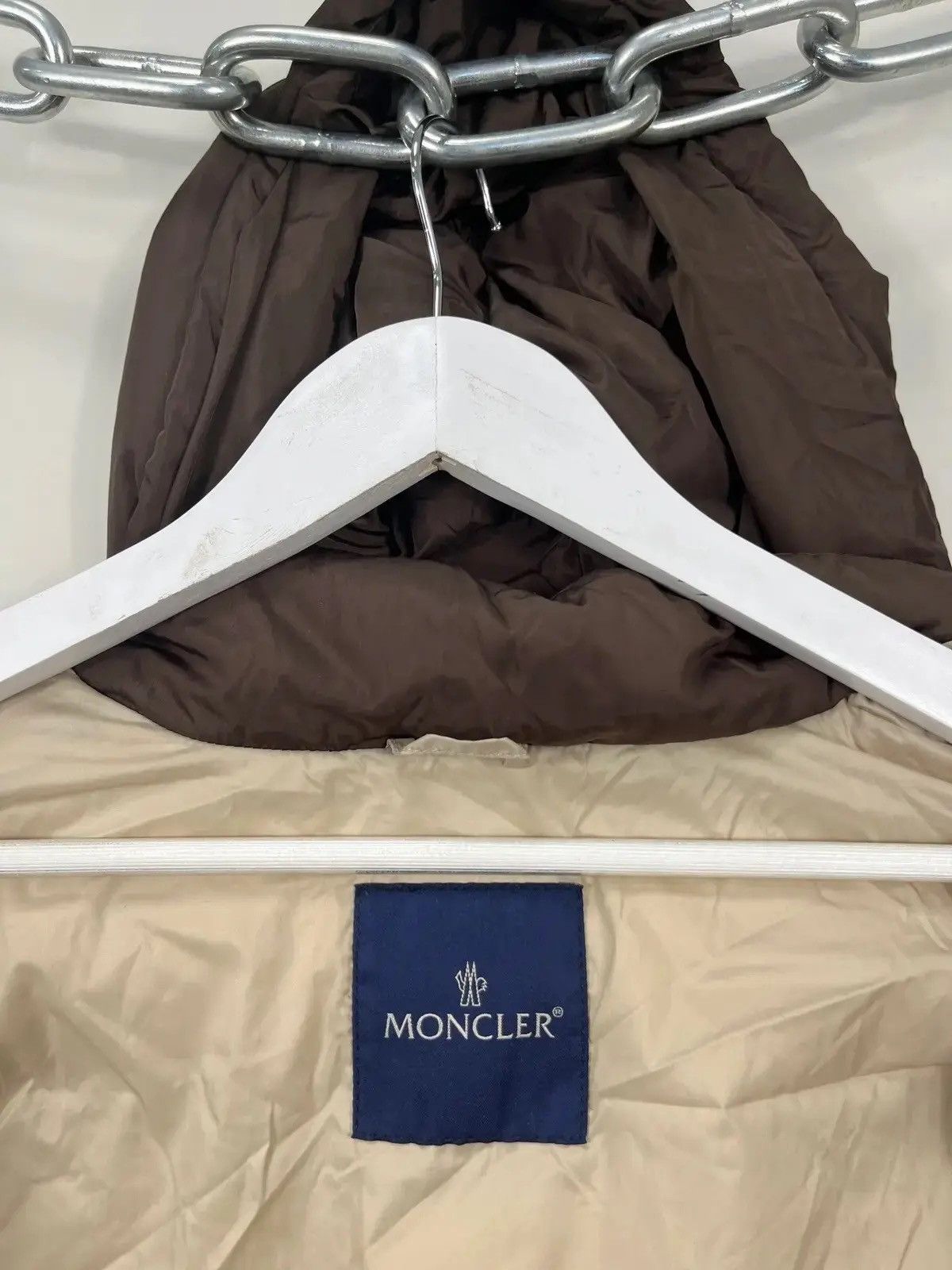 Moncler Vintage Moncler Brown Luxury Puffer Down Jacket Coat Size S / US 4 / IT 40 - 9 Thumbnail