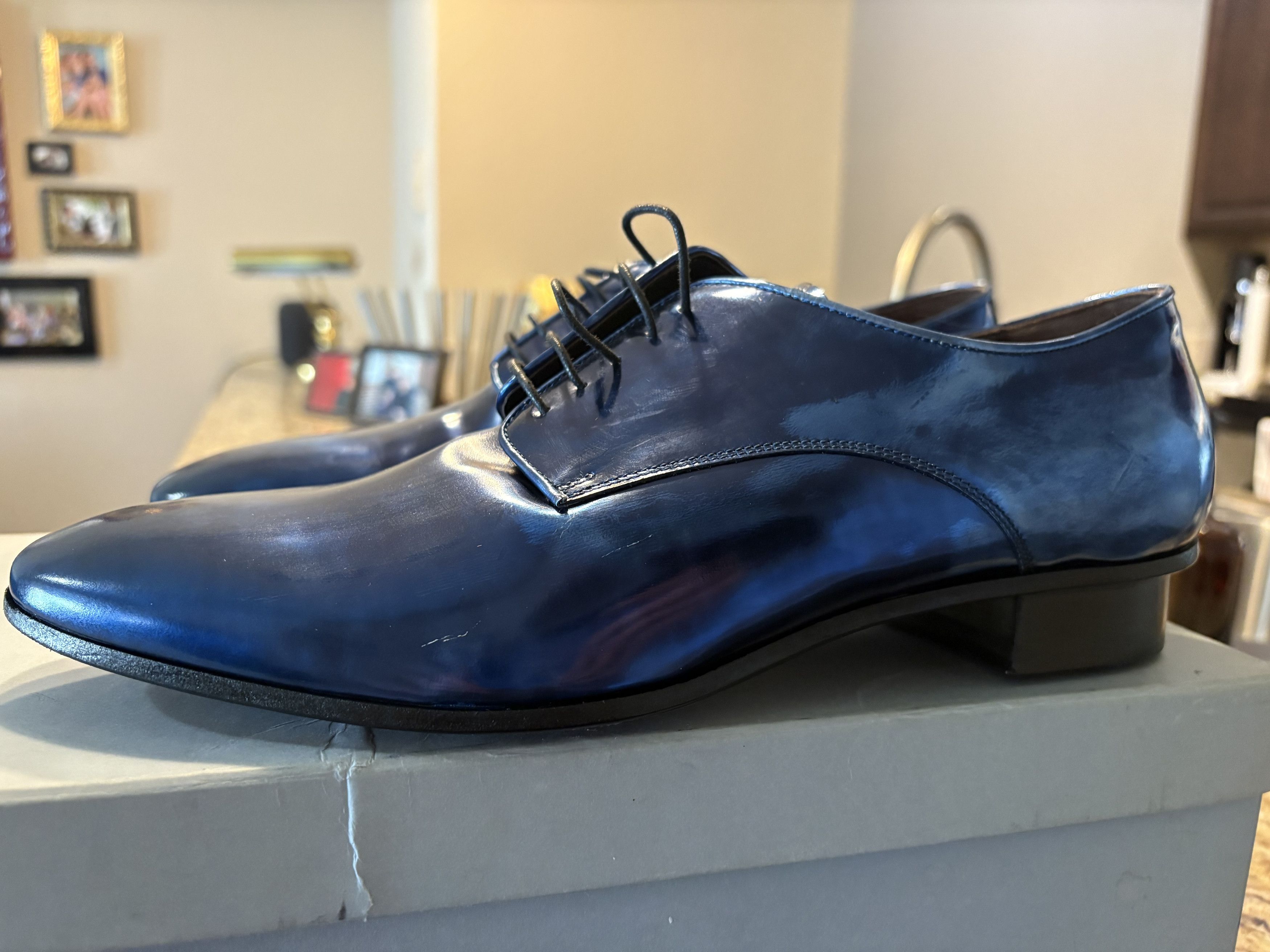 Lanvin Metallic Derby