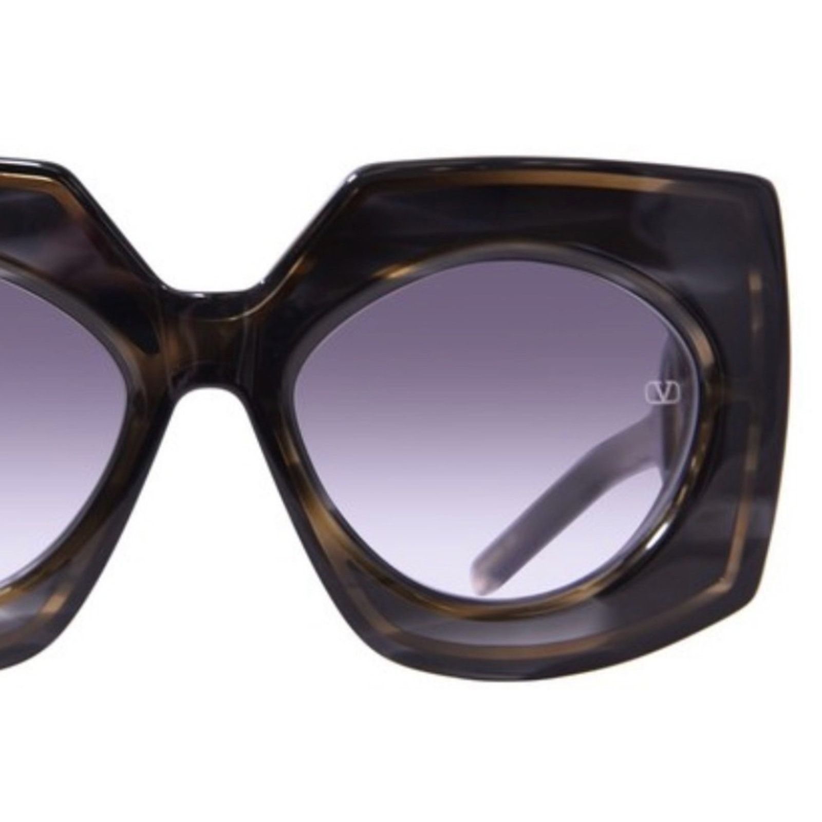 Valentino New! Valentino V SOUL VLS 127A Black Sunglasses, Authentic Size ONE SIZE - 7 Thumbnail