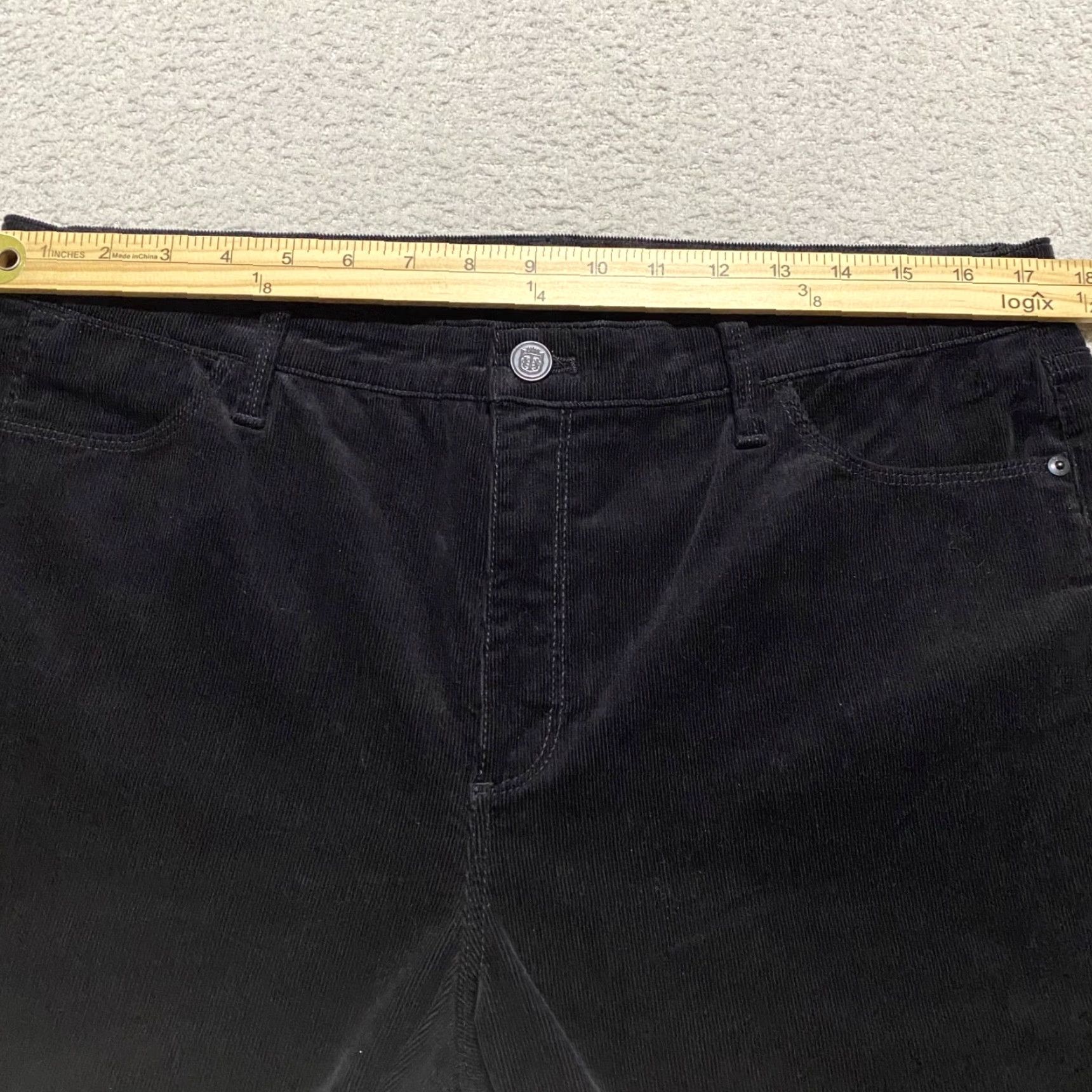 Talbots Talbots Womens Pants Black Corduroy Jegging High Rise Skinny 14 Size 24" / US 00 / IT 34 - 5 Thumbnail
