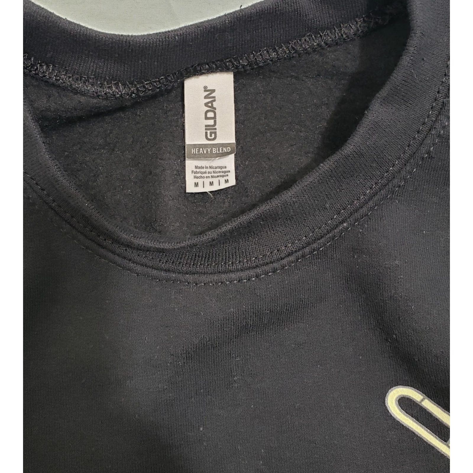Gildan Gildan Heavy Blend Sweatshirt Pullover Crewneck Size M Black Size US M / EU 48-50 / 2 - 7 Thumbnail