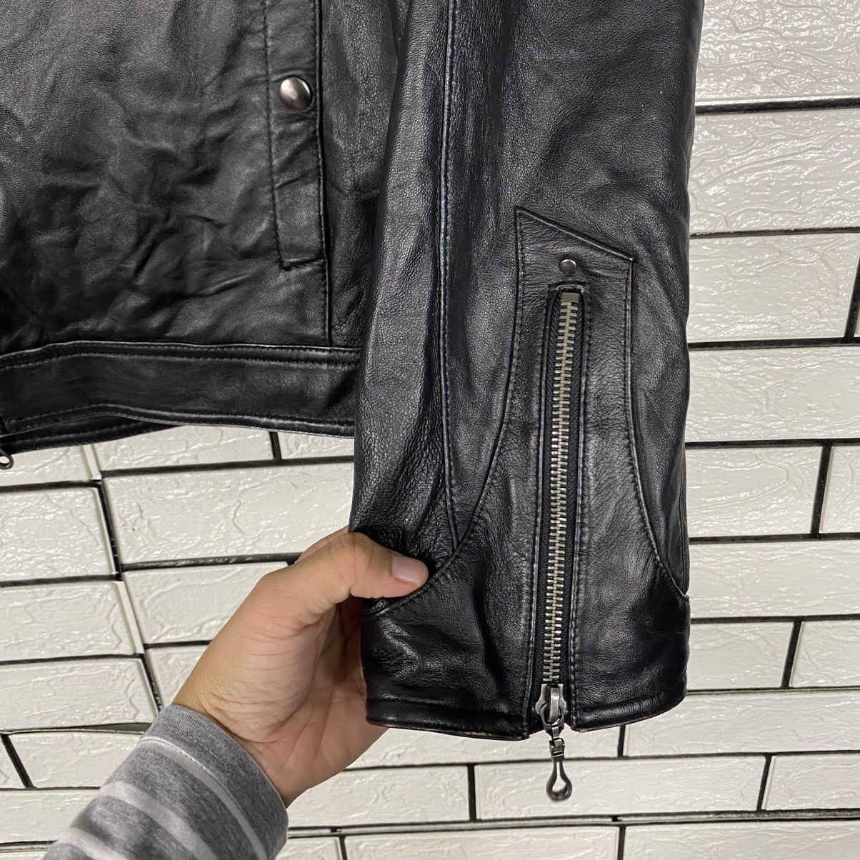 Hysteric Glamour Vintage Soft Leather Jacket Biker Style Quilted Size US M / EU 48-50 / 2 - 16 Thumbnail