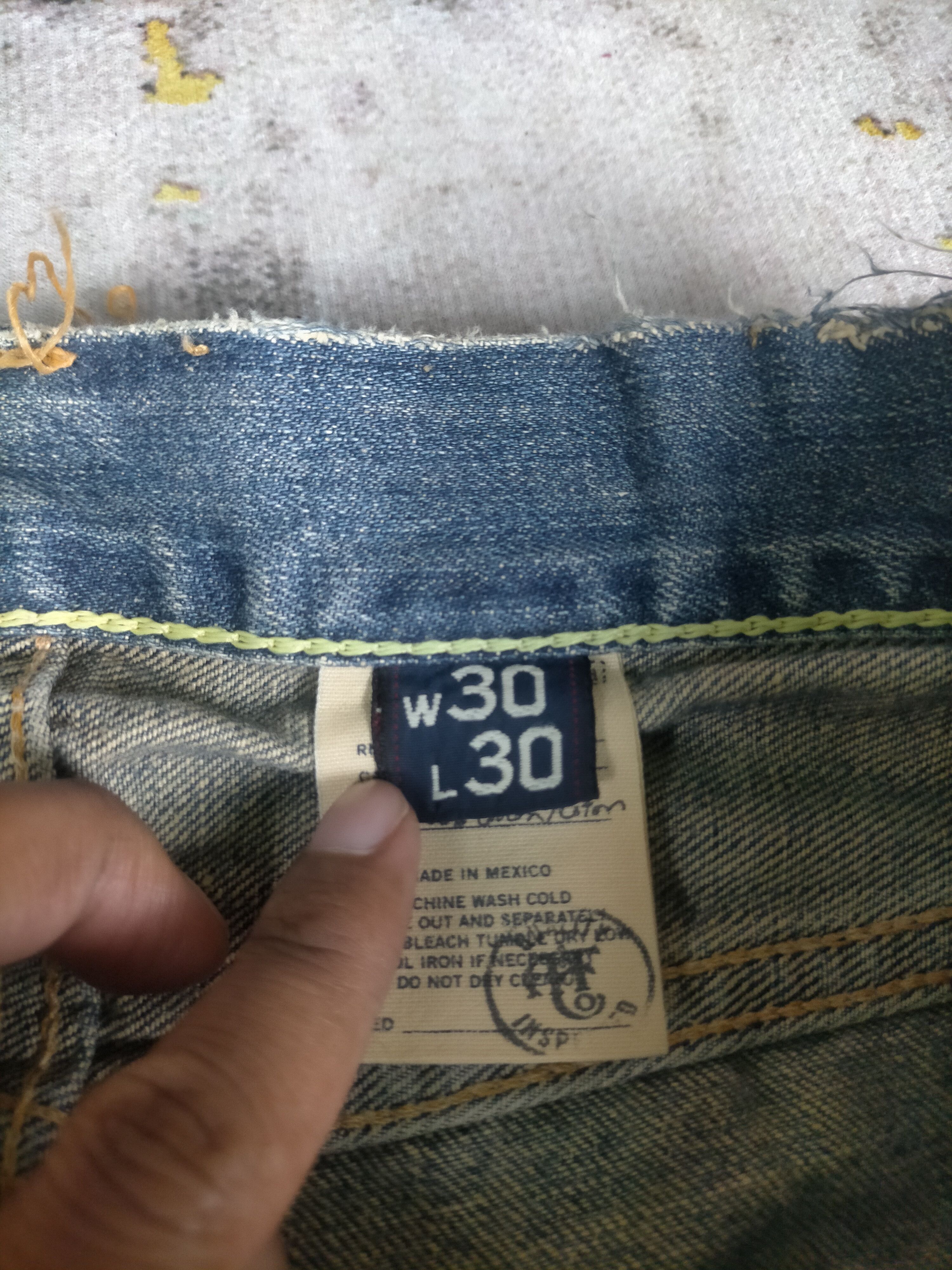 Tornado Mart Vintage Flare Abercrombie & Fitch Distressed Jeans Size US 30 / EU 46 - 7 Thumbnail
