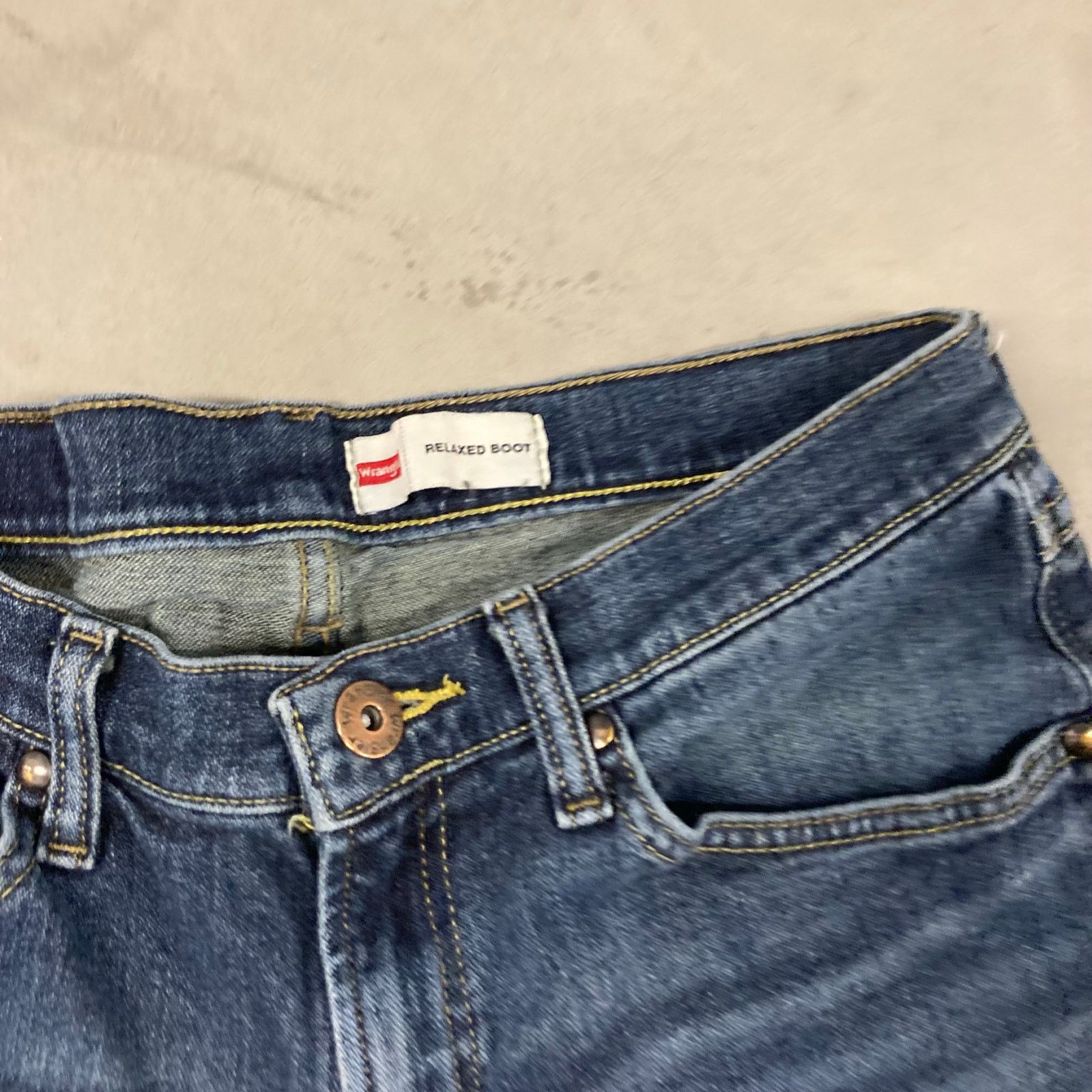 Vintage × Wrangler Y2K wrangler relaxed bootcut Jeans 32x32 Size US 32 / EU 48 - 5 Thumbnail