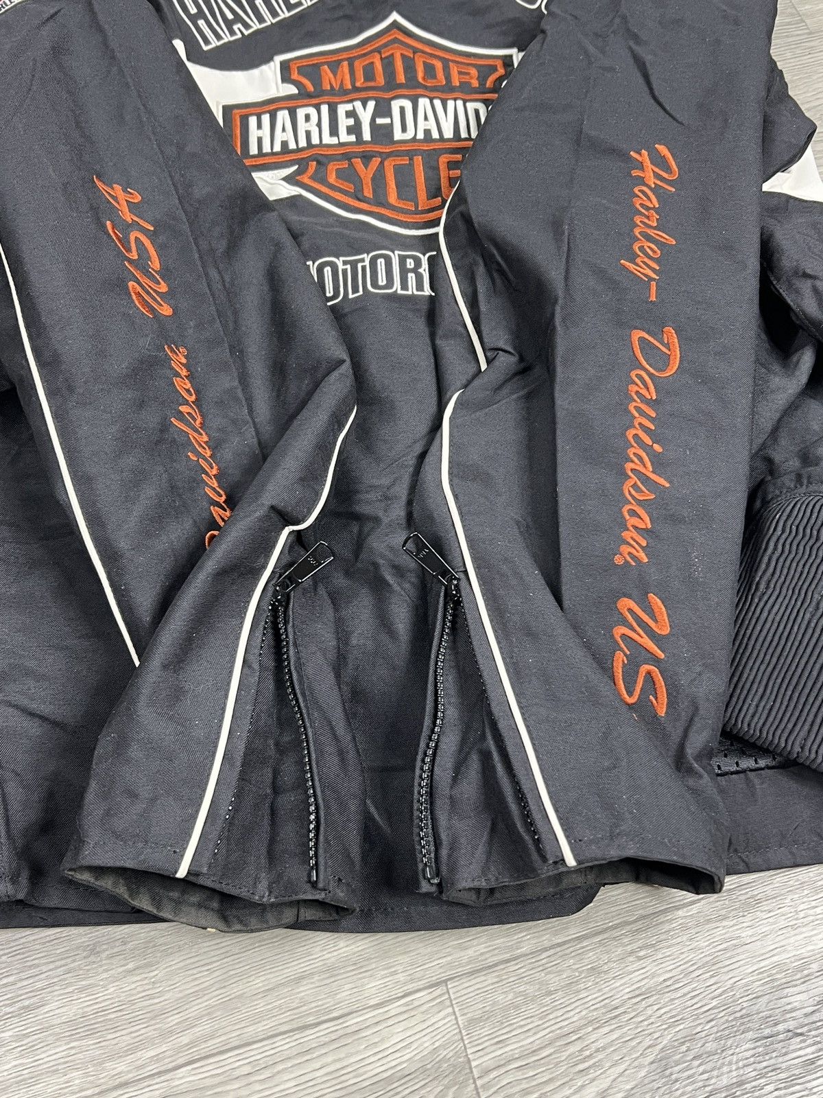 Harley Davidson HARLEY DAVIDSON MOTORCYCLES XL Vented Nylon Racing Jacket Size US XL / EU 56 / 4 - 11 Thumbnail