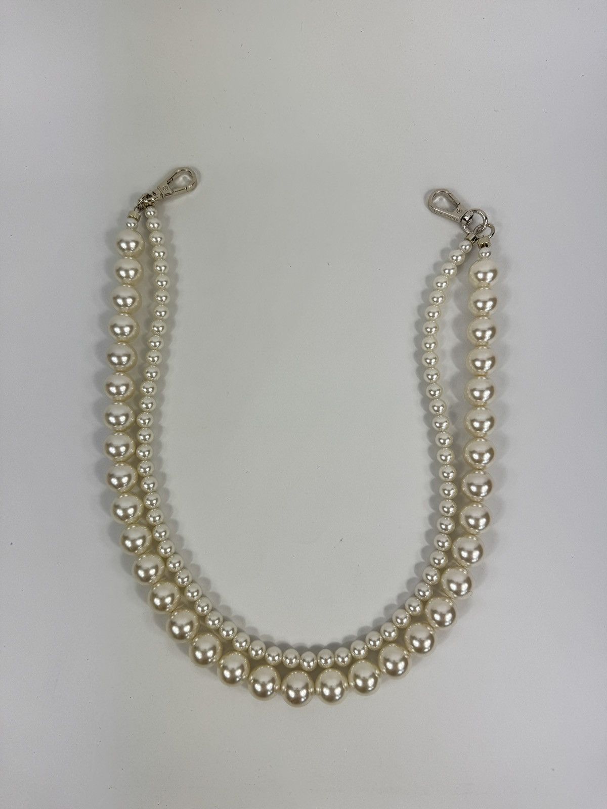 Simone Rocha SILVER TONE FAUX PEARL BAG / JEANS CHARM STRAP Size ONE SIZE - 3 Thumbnail