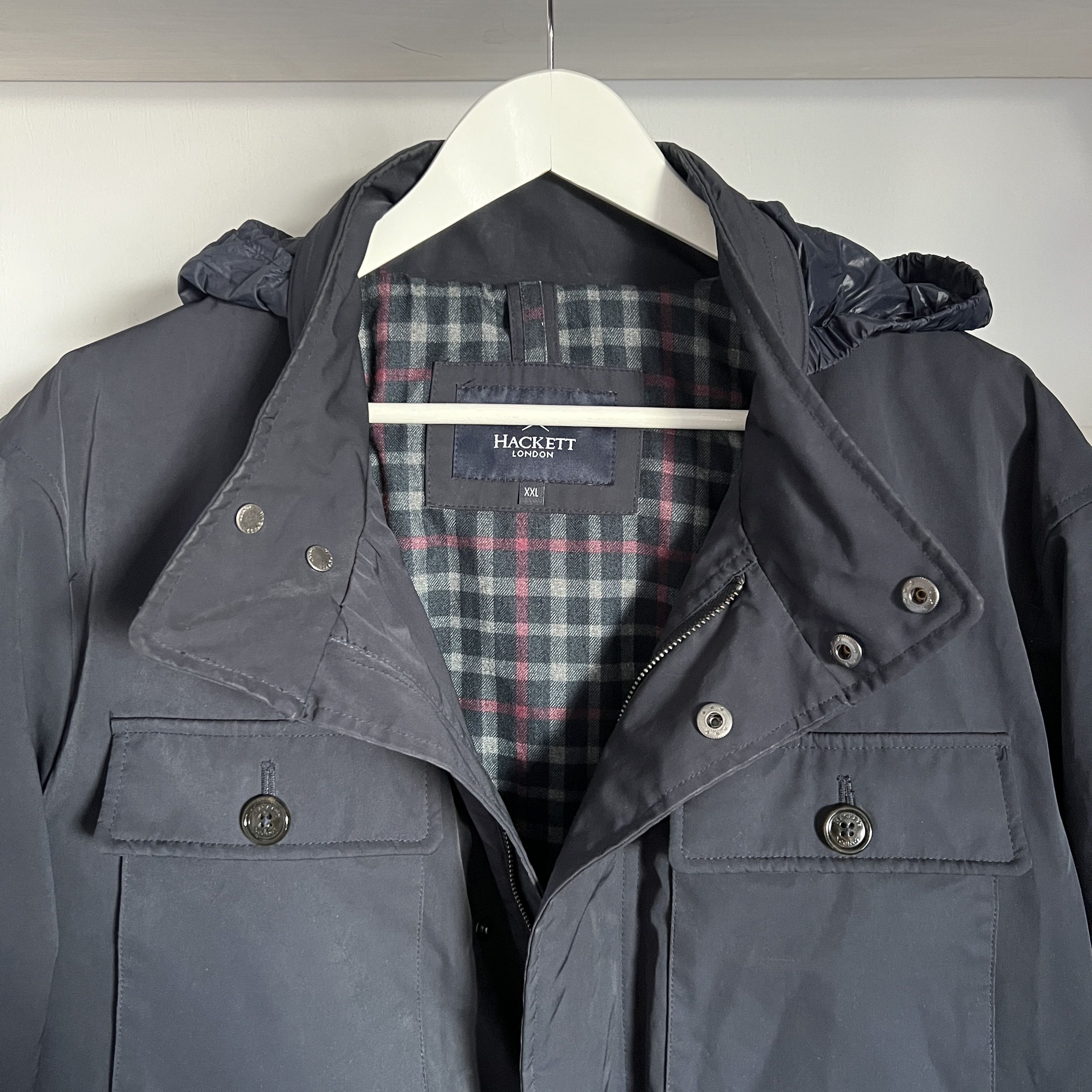 Men's HACKETT BRADBURY FIELD Navy Jacket