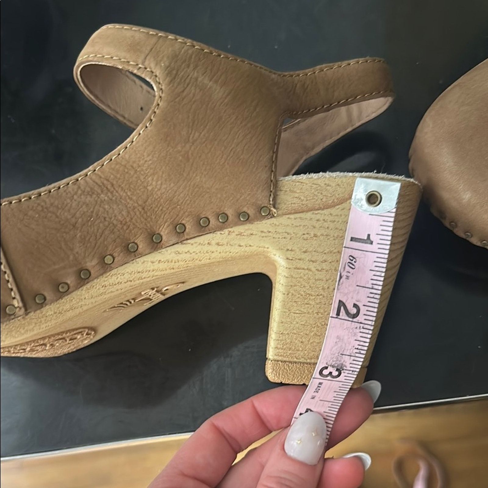 Dansko Dansko Taytum Tan Brown Women's Mary Jane Heels clogs 40 NWT Size US 9 / IT 39 - 5 Thumbnail